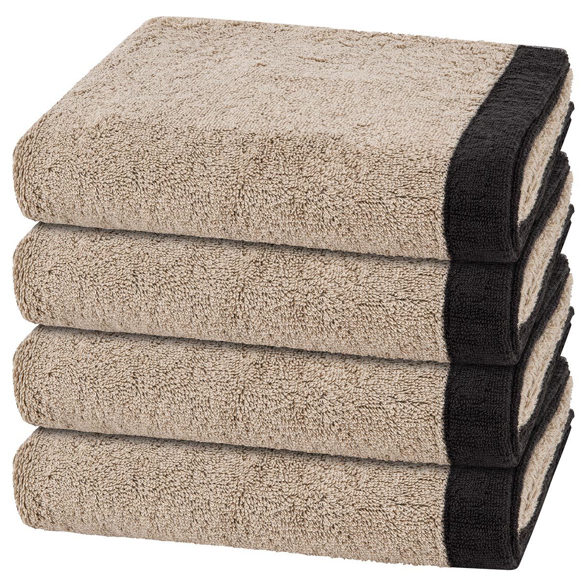 Cawö Handtuch Set Lifestyle Splash, Walkfrottee günstig online kaufen