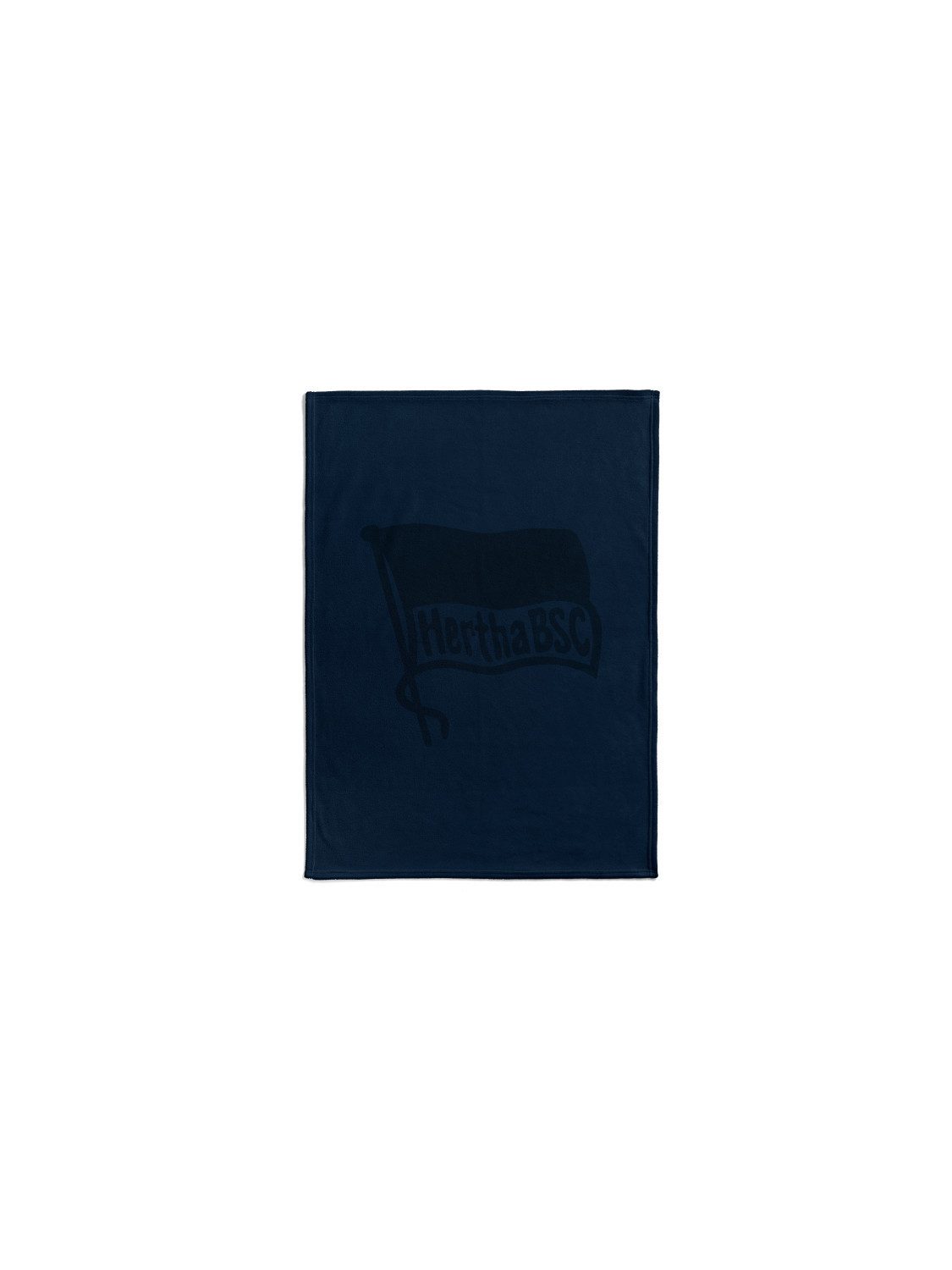 Hertha BSC Berlin Tagesdecke Hertha BSC Sherpadecke Fahne Navy