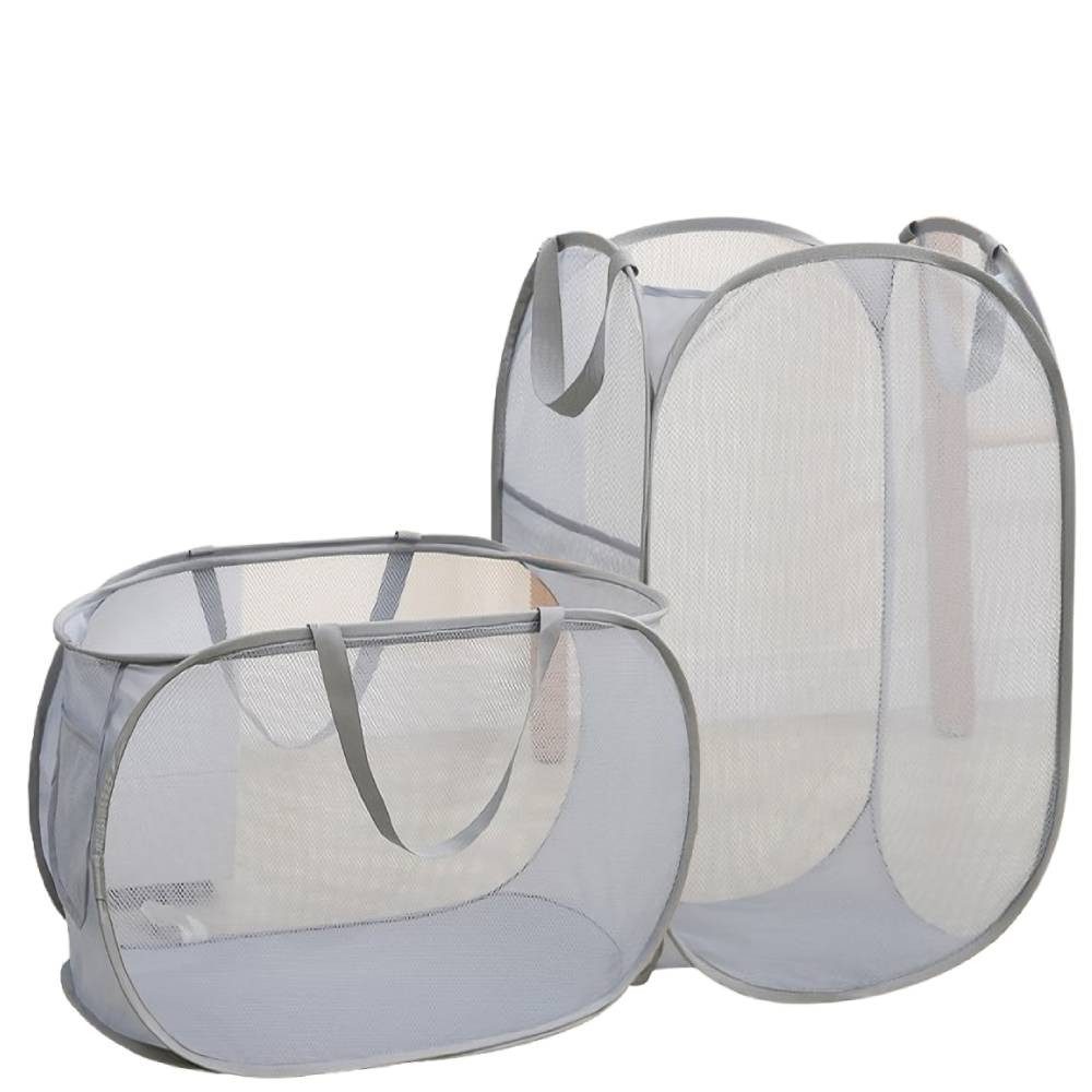 Blusmart Wäschekorb 2 Stücke Groß Netz-Wäschekorb günstig online kaufen