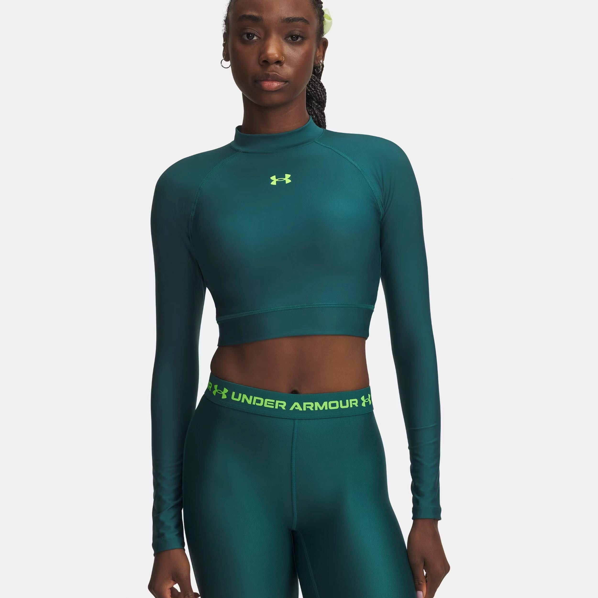 Longsleeve HeatGear Crop Mock