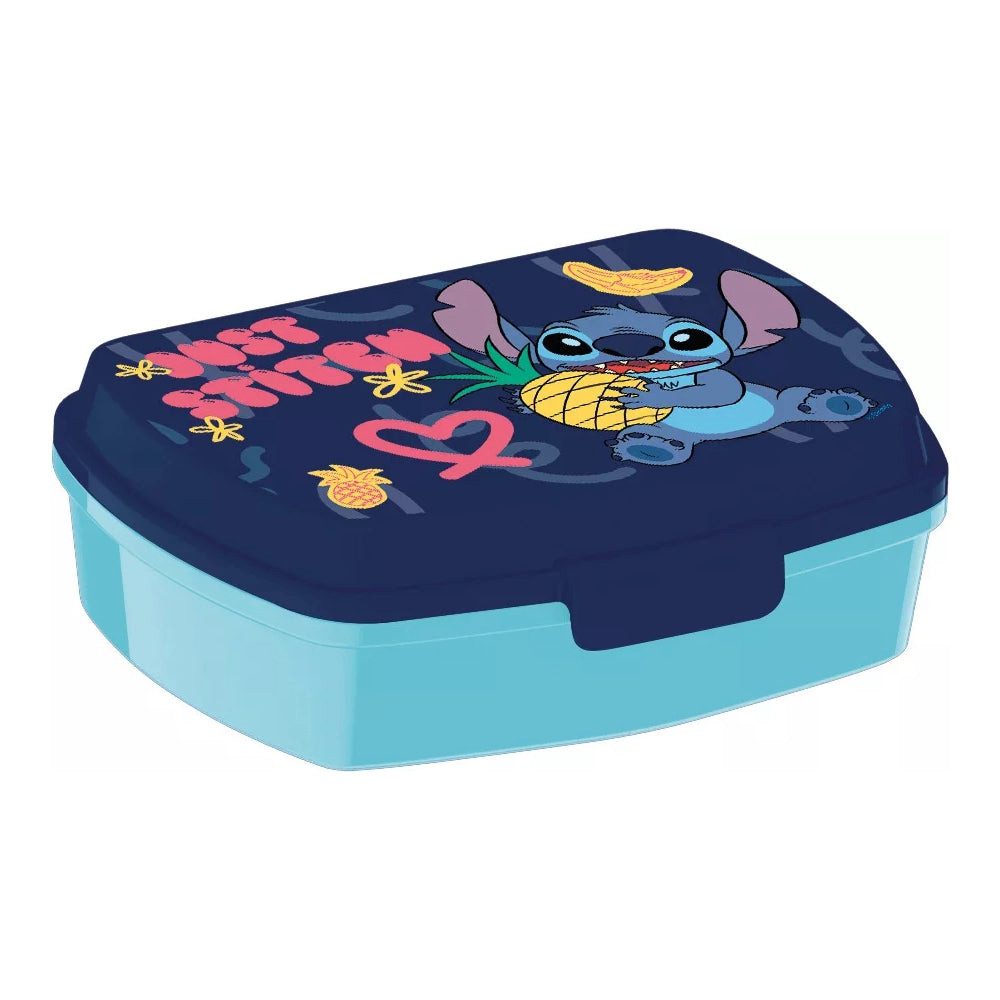 Lilo & Stitch Lunchbox Disney Stor Brotdose Brotbüchse Sandwich Schule Kinder 16x12cm, Brotzeit