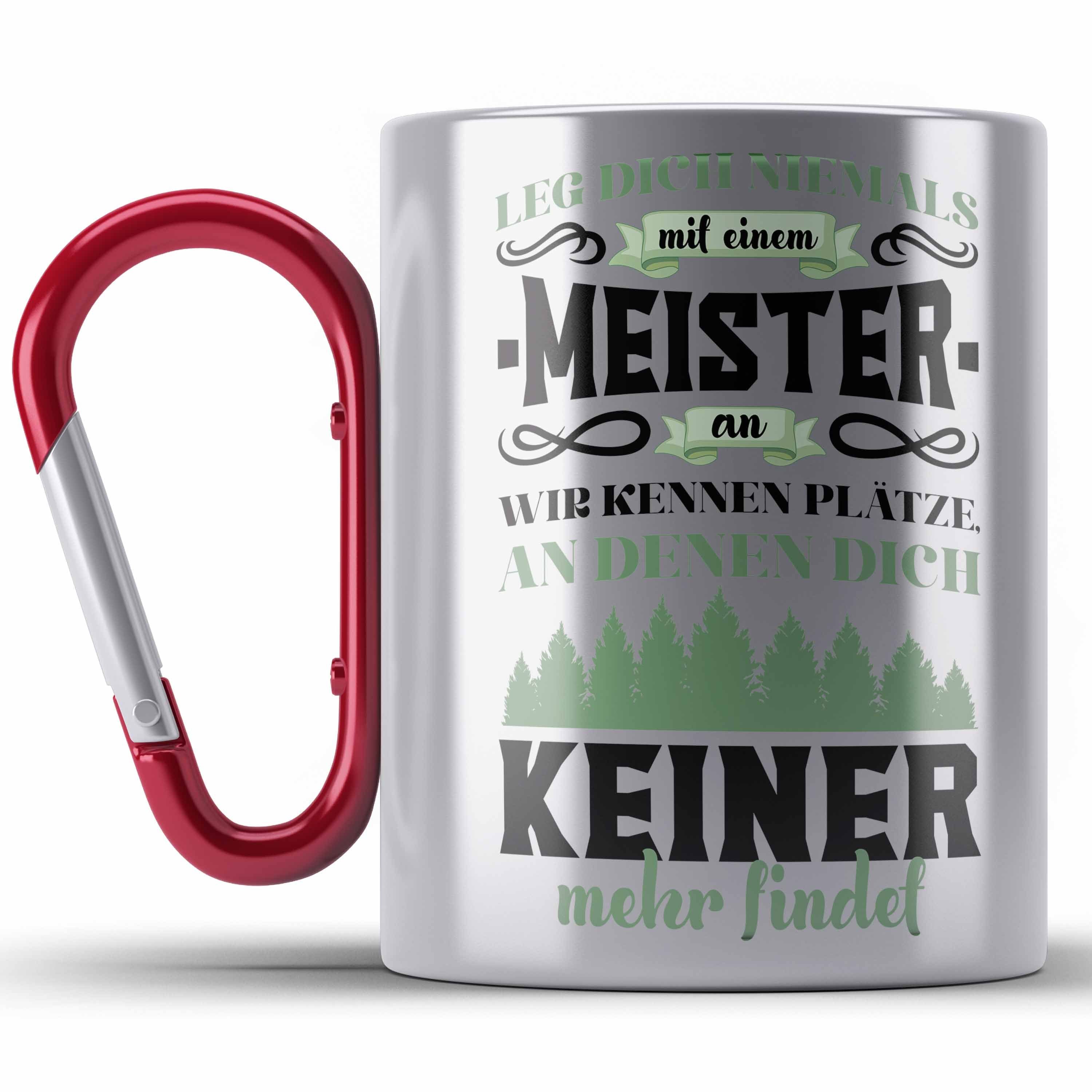 Trendation Thermotasse Meister Prüfung Bestanden Geschenk