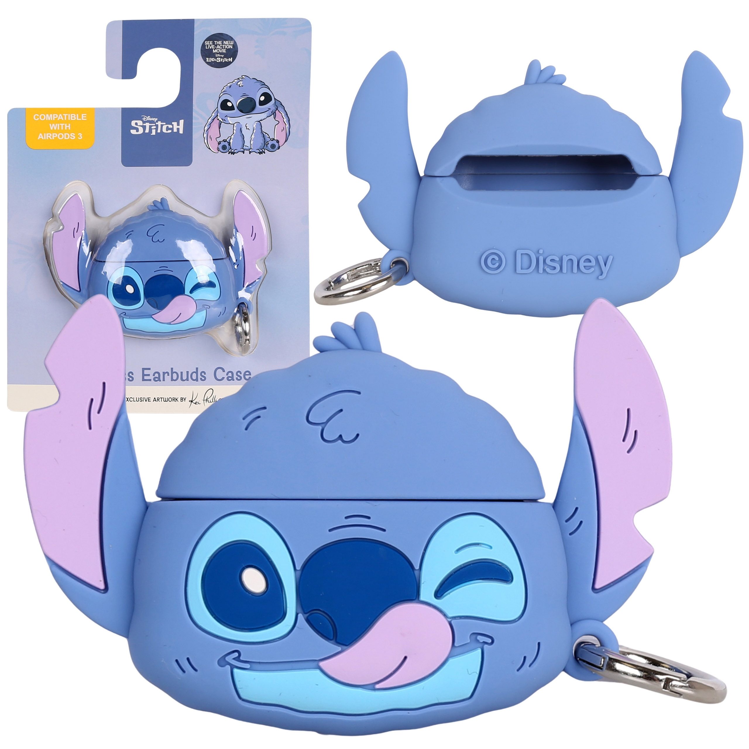 Kopfhörer-Schutzhülle Disney Stitch Silikonhülle für AirPods 3 – Schutzetui für Kopfhörer