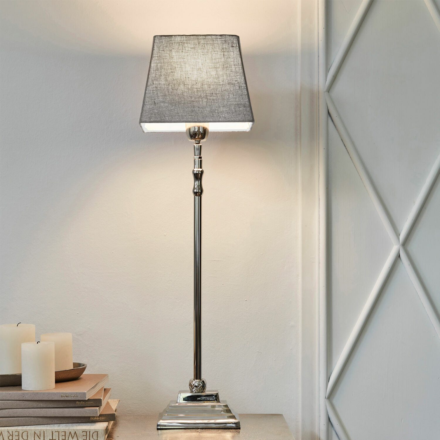 Mirabeau Lampenschirm Lampenschirm Linderas taupe – Bild 3 von 5