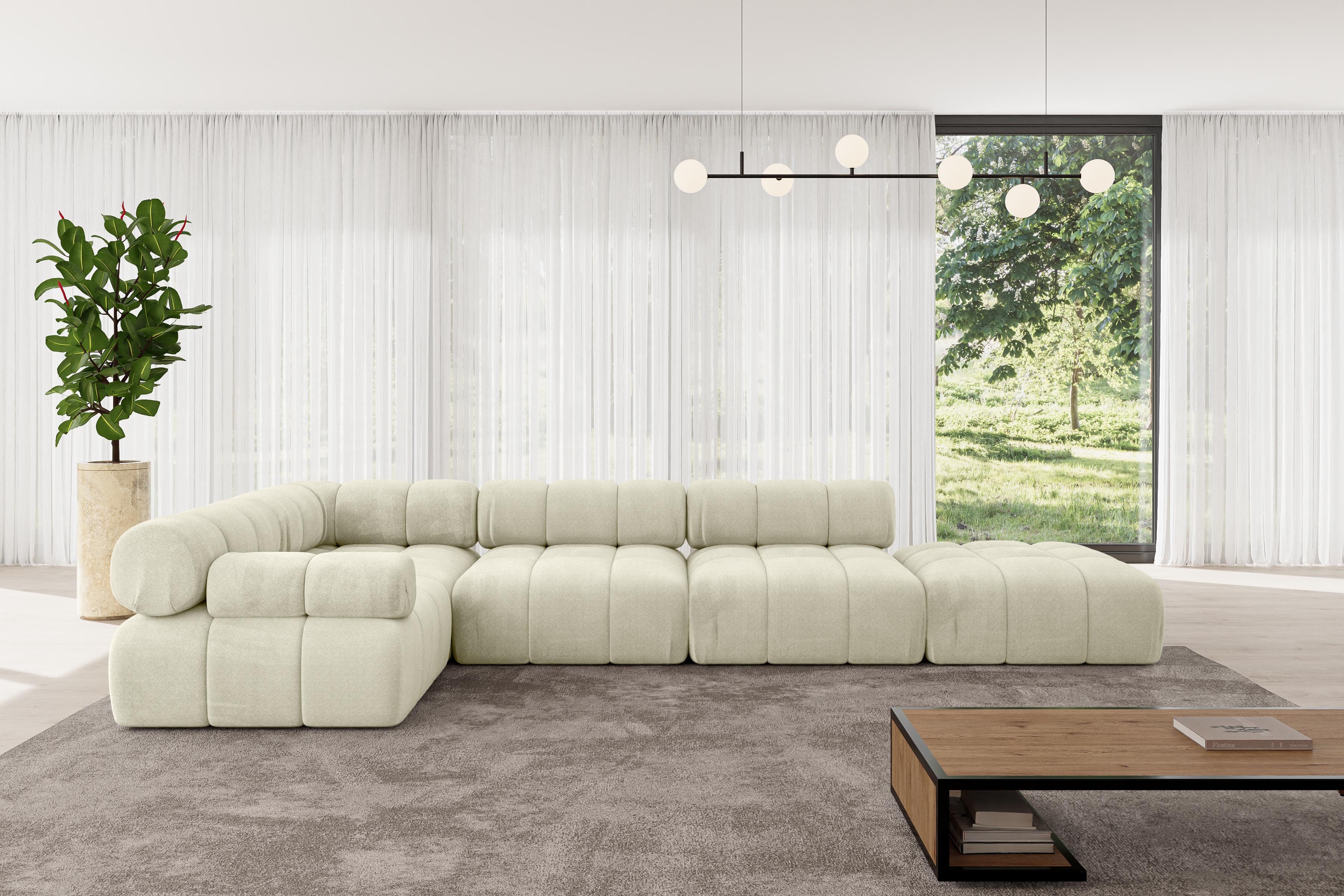 ALTDECOR Ecksofa Felto-L2, Sofa Praktische Bequeme Funktionsecke Couch L-Form Eckcouch, Corner Sofa U-Form Vielseitige Sofa Wohnlandschaft Wohnzimmer