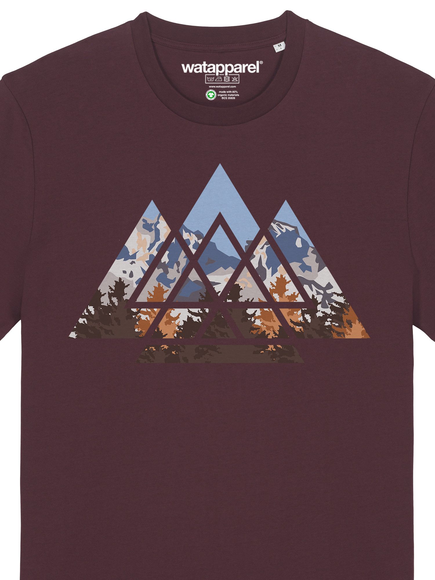 wat? Apparel T-Shirt Geometric Landscape