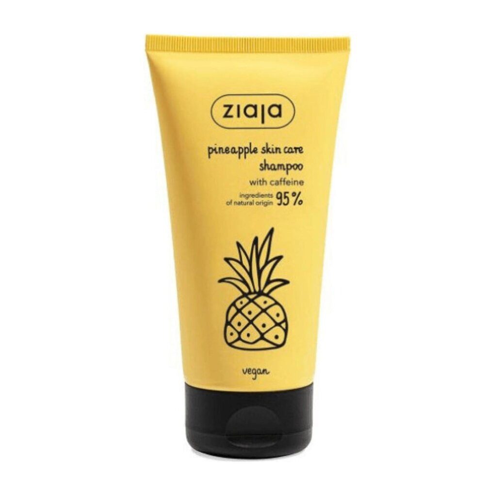 Ziaja Haarshampoo Pineapple Haut Care Shampoo mit Koffein, 160 ml