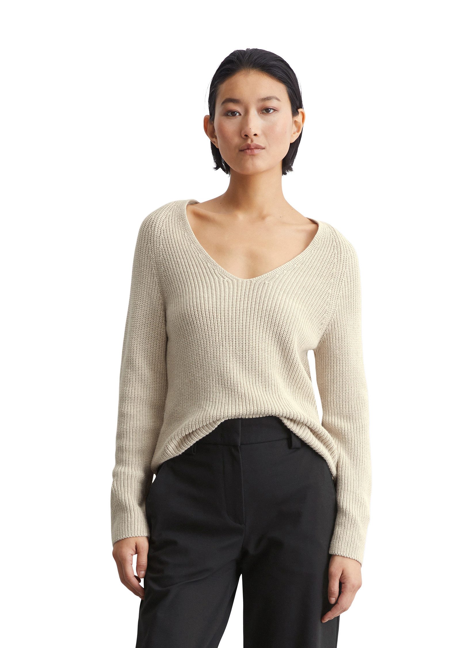 Strickpullover aus Organic Cotton-Qualität