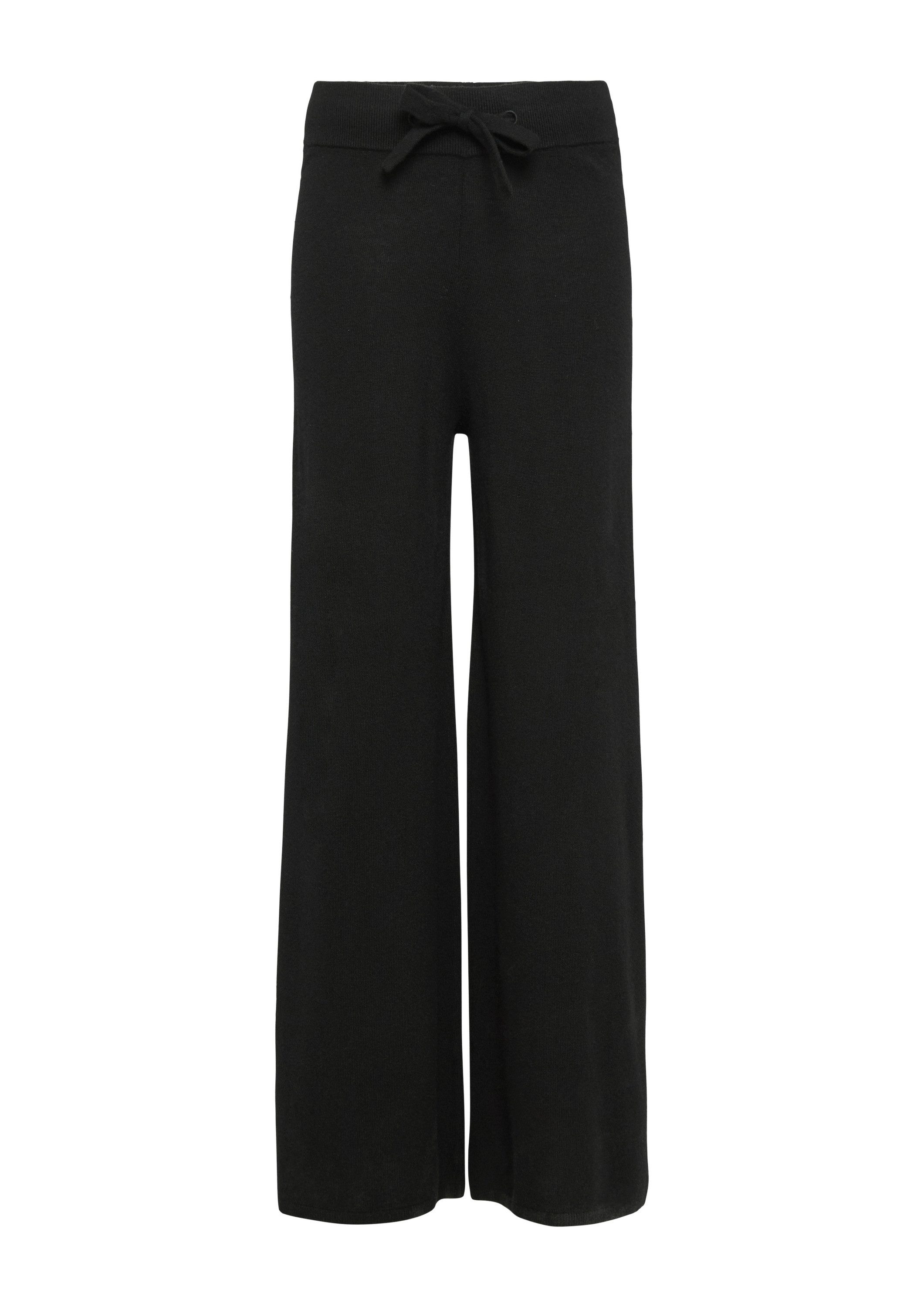 s.Oliver Chinos Hose Strickhose aus Kaschmirmix mit seitlichem Ripp-Detail günstig online kaufen