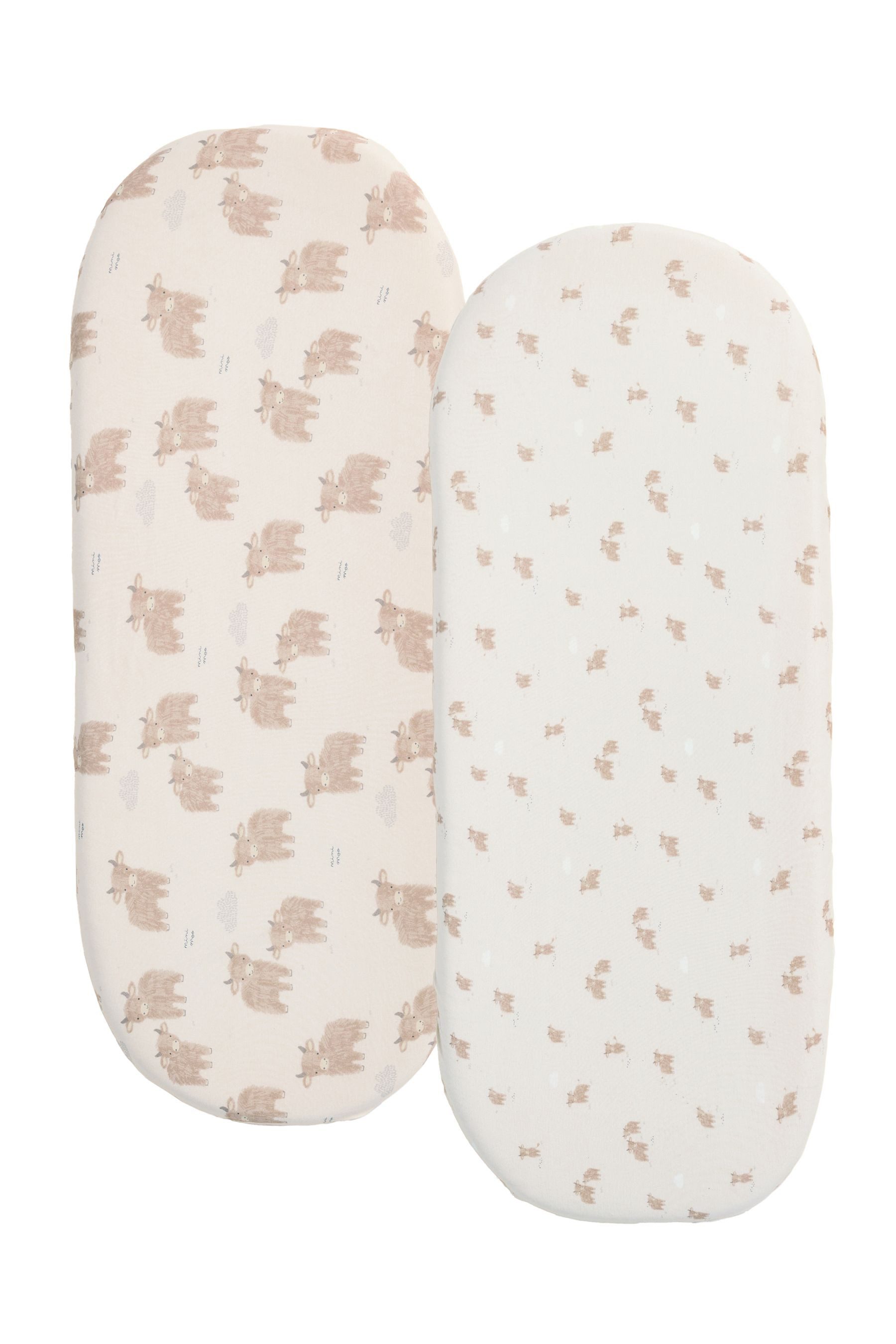 Next Bettlaken 2er-Pack Baby Spannbetttücher aus Baumwolljersey, (2 Stück)