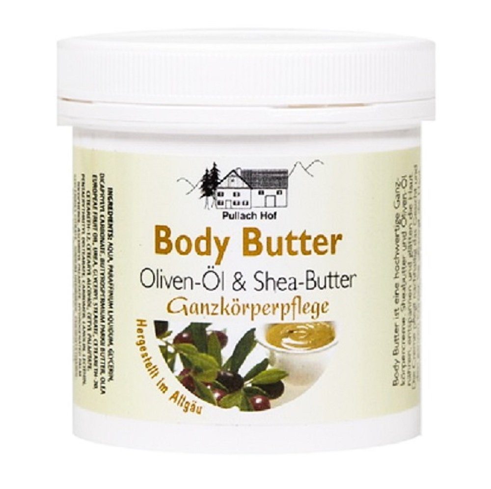 Hautcreme Body Butter 250ml Hautpflege mit Oliven Öl & Shea Butter