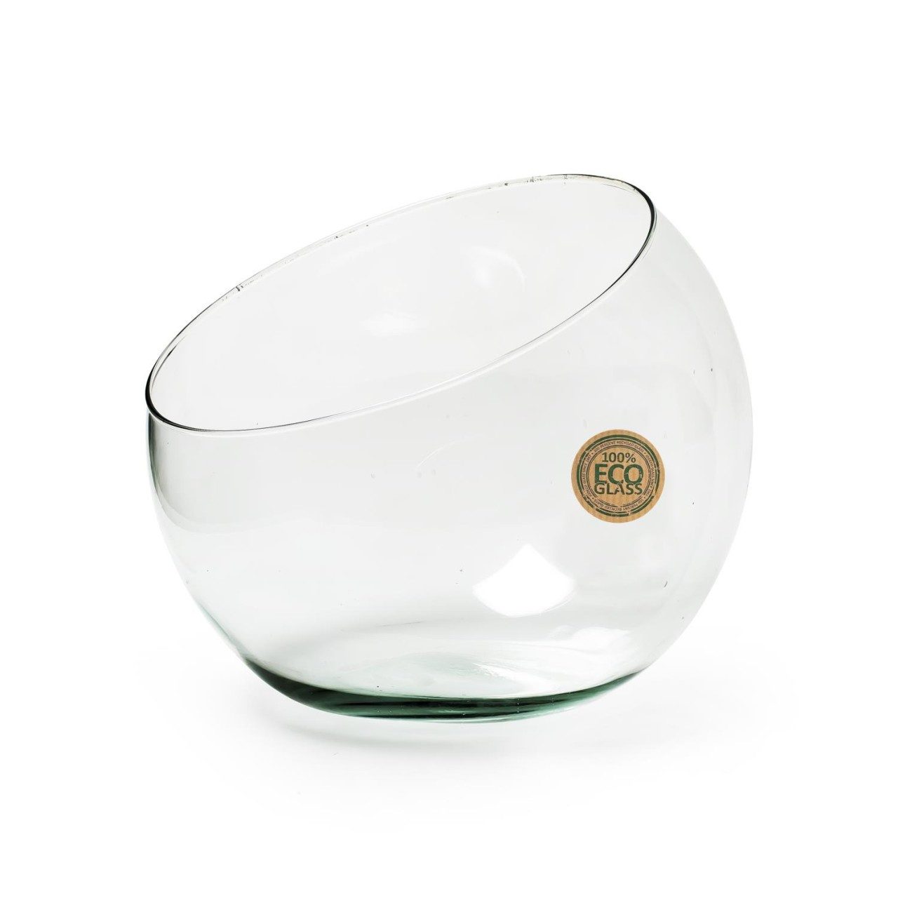 Vaso in vetro trasparente, 25x35 cm