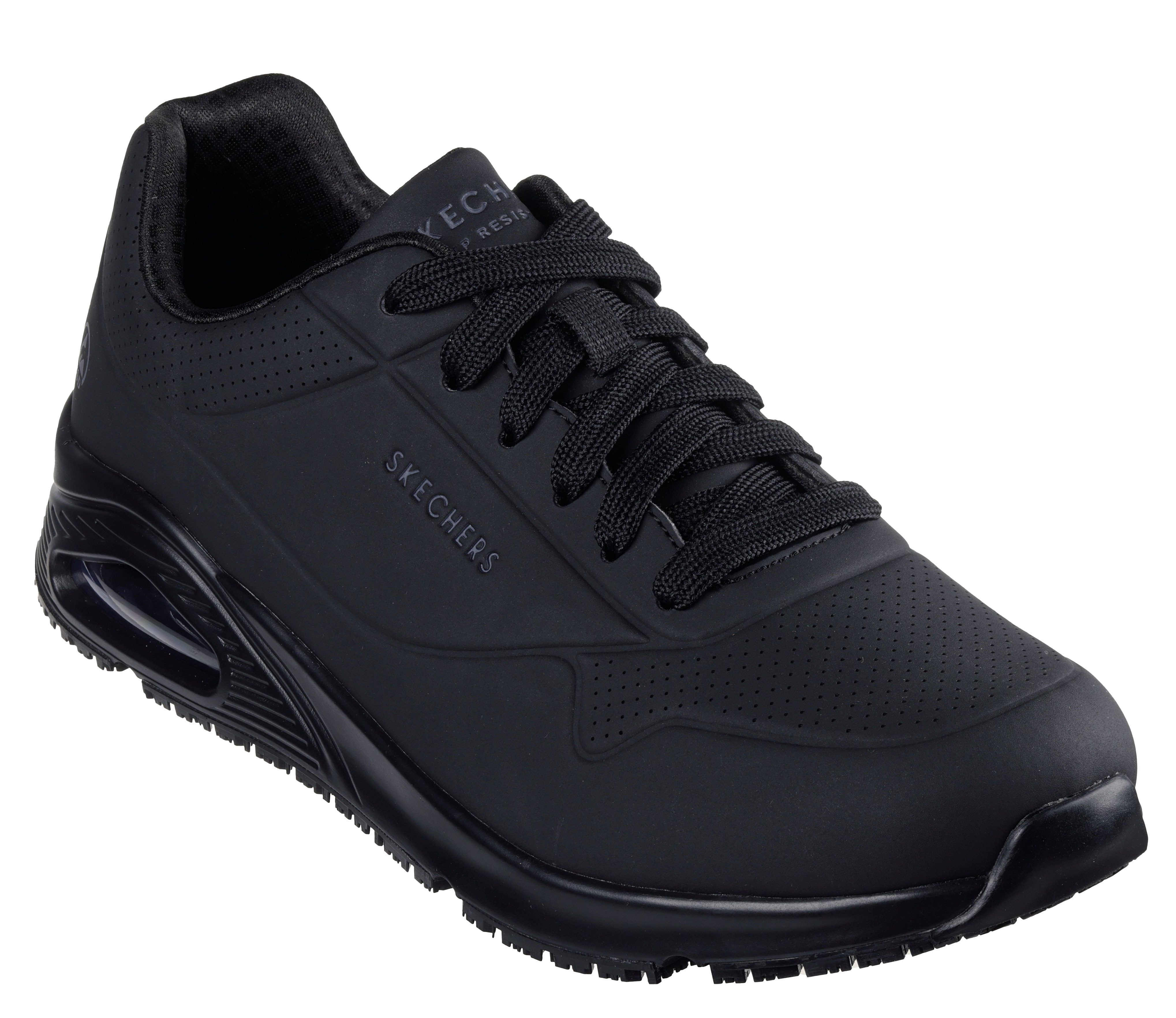 Skechers Arbeitsschuhe Herren - O1 FO SRC + ESD - Gepolsterte Einlegesohle Arbeitsschuh Nach EN ISO 20347:2022+A1:2024 - Rutschhemmend und Ölbeständig