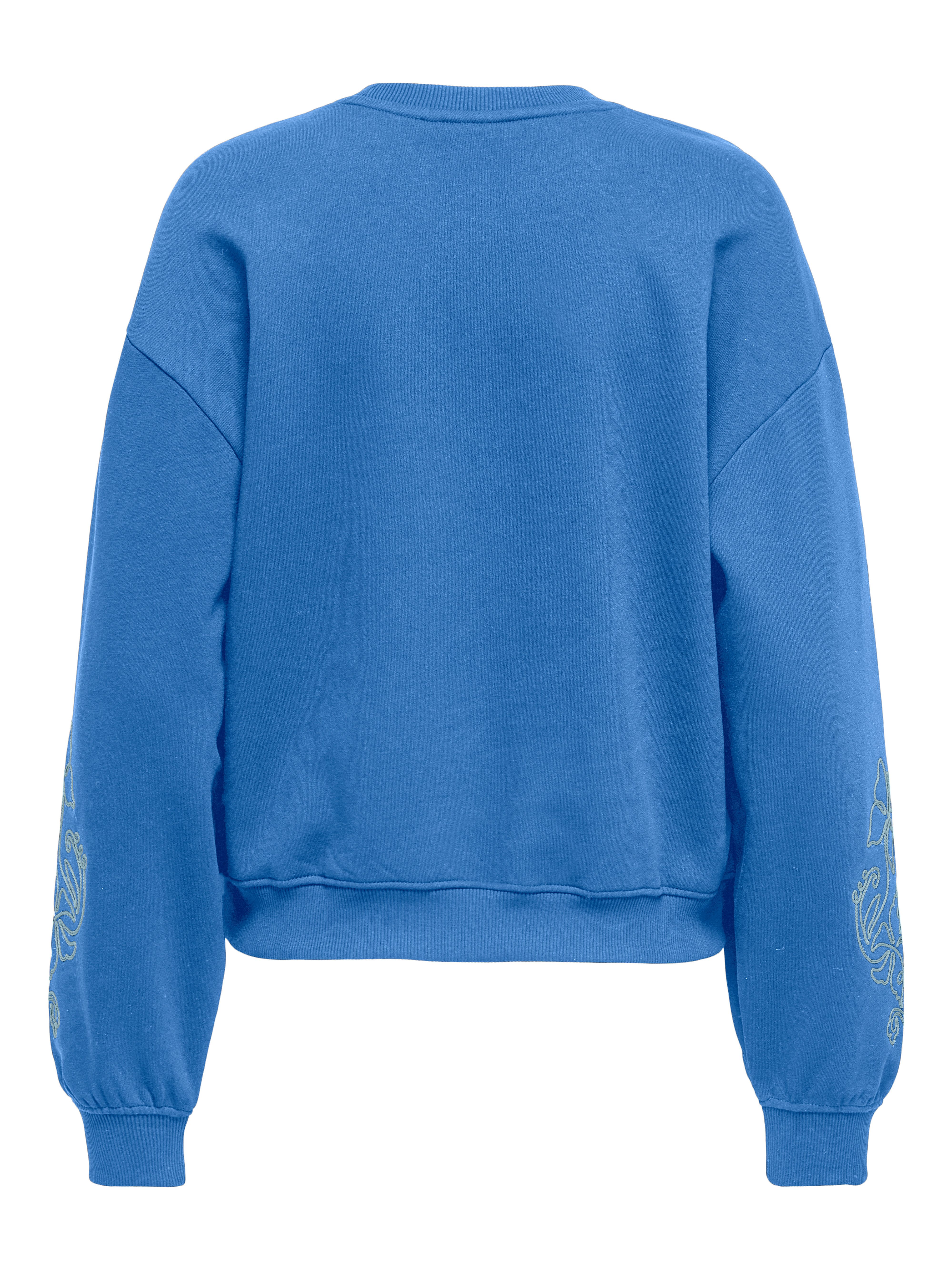 ONLY Sweatshirt ONLBROOKE L/S O-NECK FLOWER SWT Baumwollmischung, regular fit