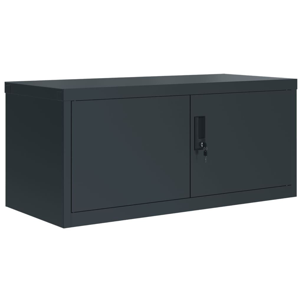vidaXL Aktenschrank Aktenschrank Anthrazit 90x40x40 cm günstig online kaufen