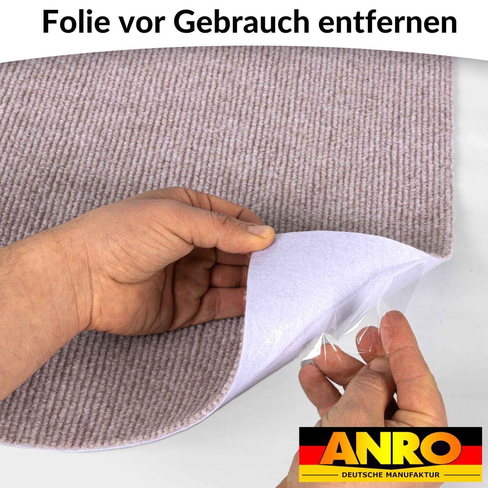 ANRO Stufenmatte Stufenschutz NEMESIS Treppenschutz Treppenmatte, Rechteck, selbsthaftend geruchsarm 20x50cm rutschsischer, anpassbar – Bild 5 von 5