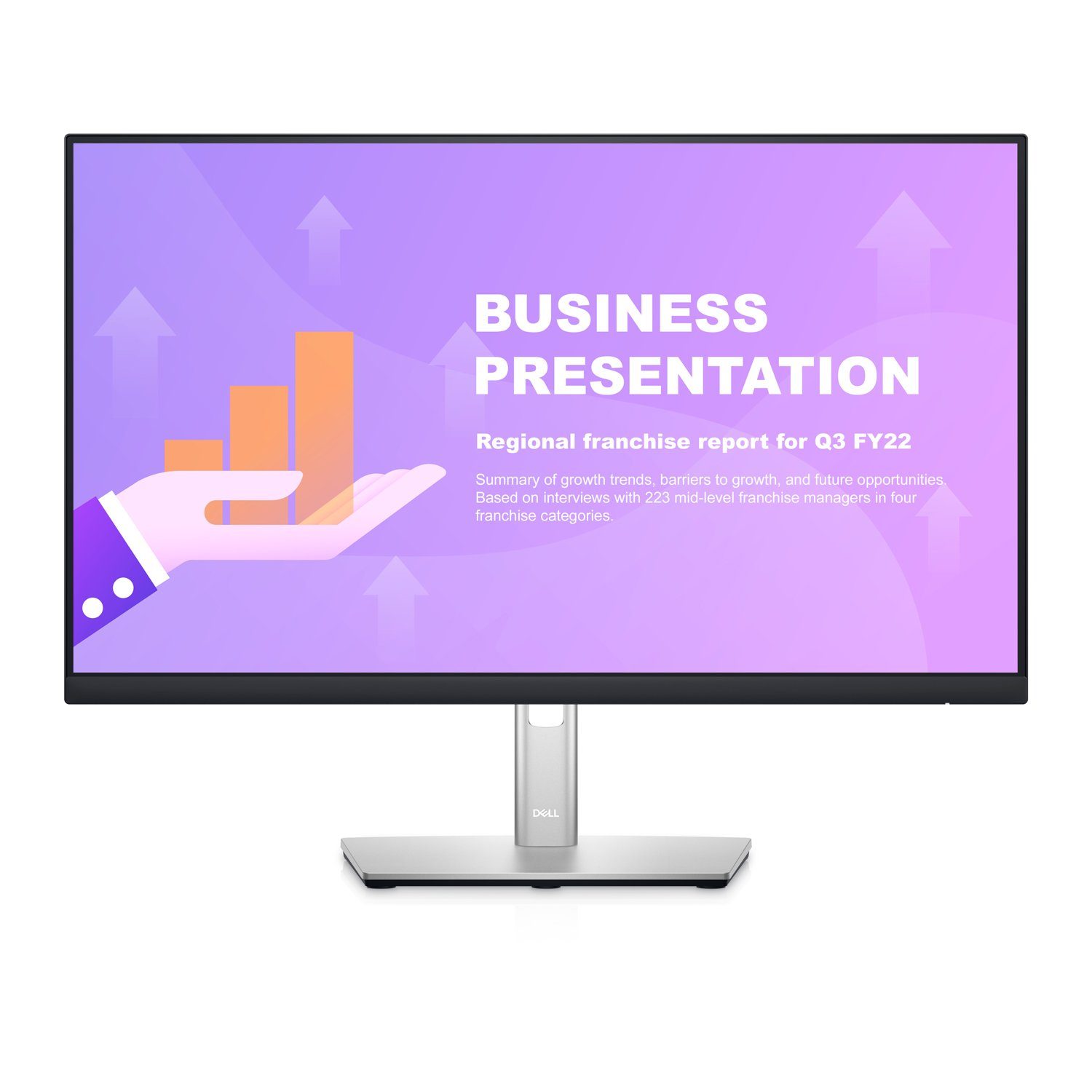 Dell P2422HE LED-Monitor (60.5 cm/24 ", 1920 x 1080 px, 8 ms Reaktionszeit, IPS, 16:9, Schwarz)