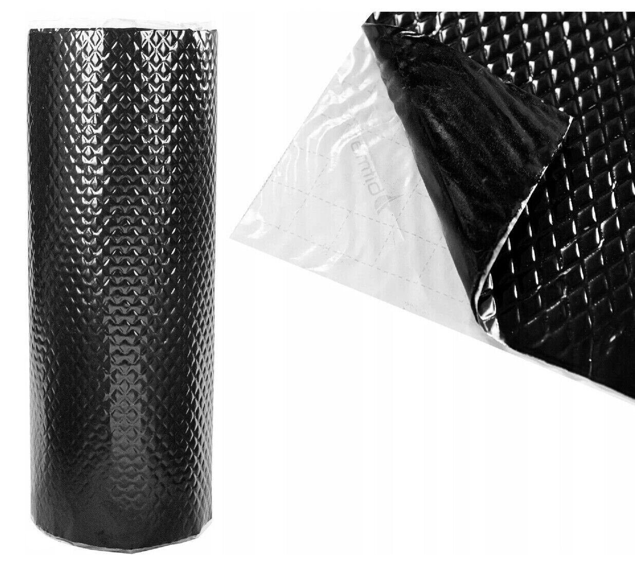 Kummert Business Dämmplatte 4m Alubutyl Matte schwarz Dämmmatte Selbstklebend Anti Dröhn