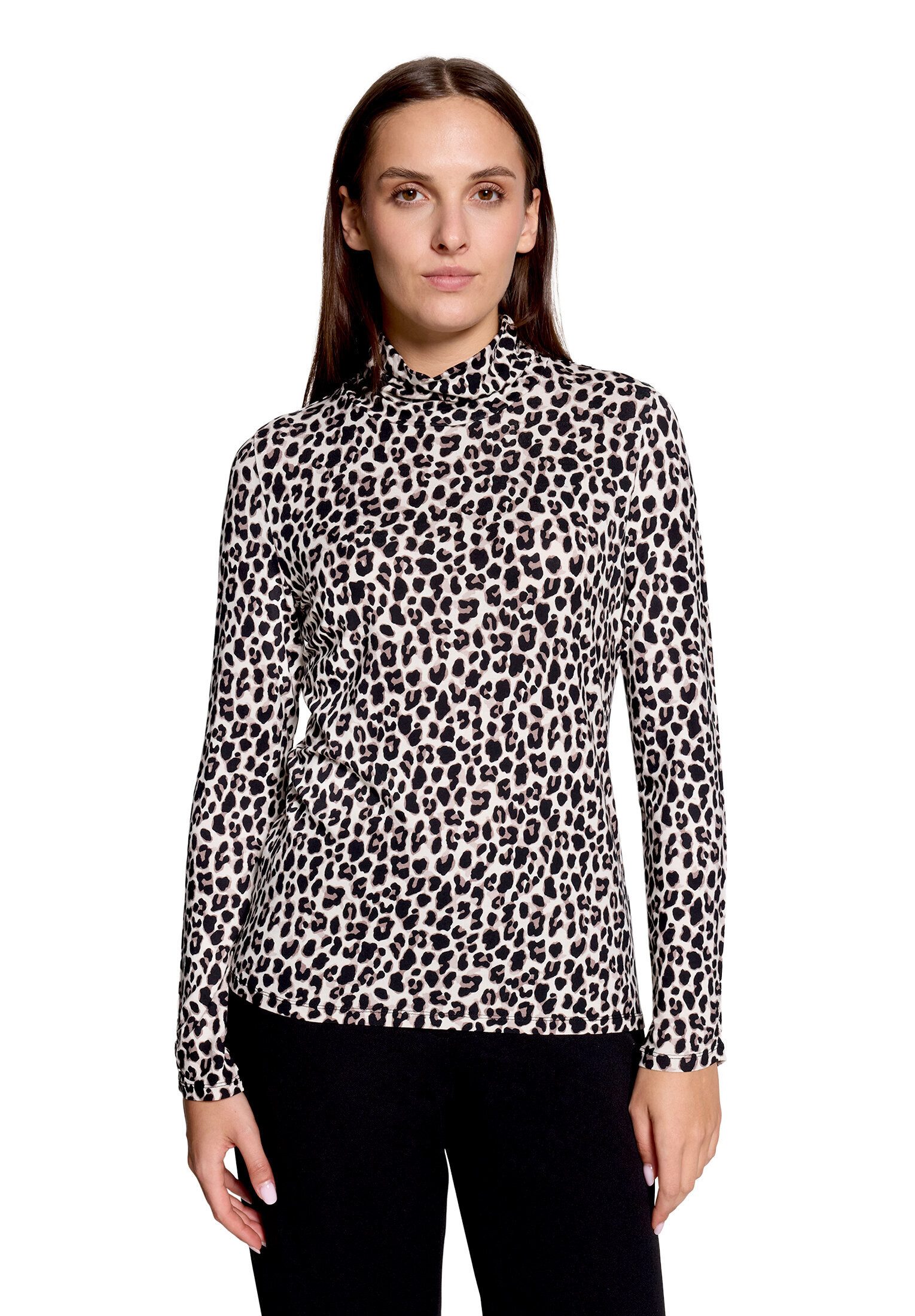 Betty Barclay Kurzarmshirt Damen mit Stehkragen (1-tlg)