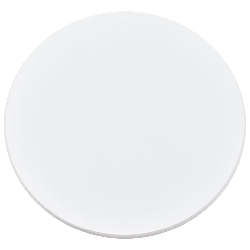 MDF vidaXL 60×107,5 Weiß | Weiß cm Weiß Bartisch Esstisch (1-St)