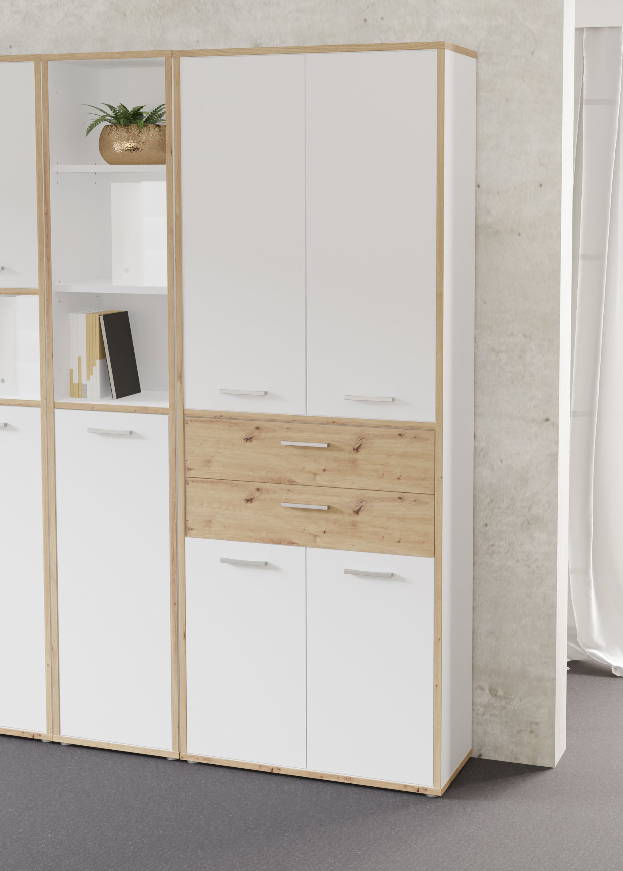 FORTE Aktenschrank Keflav Breite 84,5 cm – Bild 2 von 5