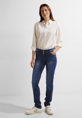 Cecil Slim-fit-Jeans Style Scarlett Mid Blue 4-Pocket-Style