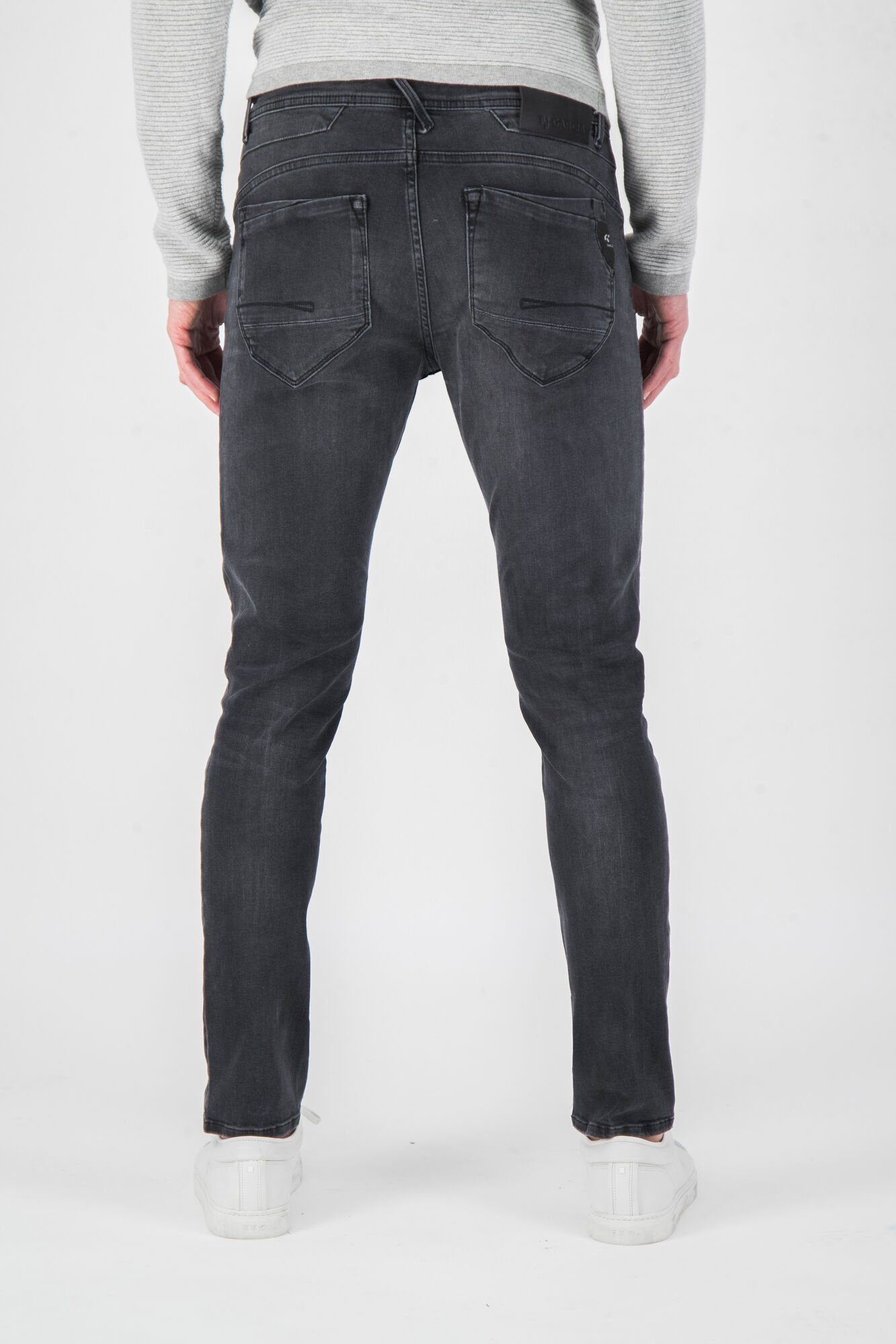 ROCKO 690.6080 grey GARCIA schwarz 5-Pocket-Jeans GARCIA JEANS used dark
