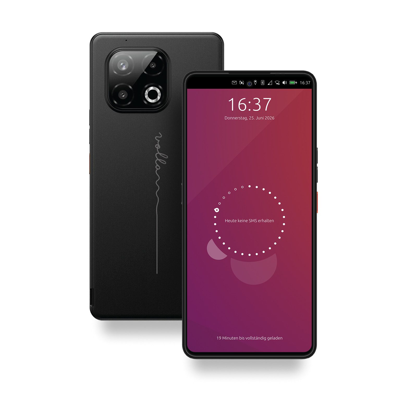 Volla Volla Phone Plinius Plus Smartphone (16,94 cm, 64 MP Kamera, Amoled Display, 64 MP Kamera, micro SD, eSIM, IP68)