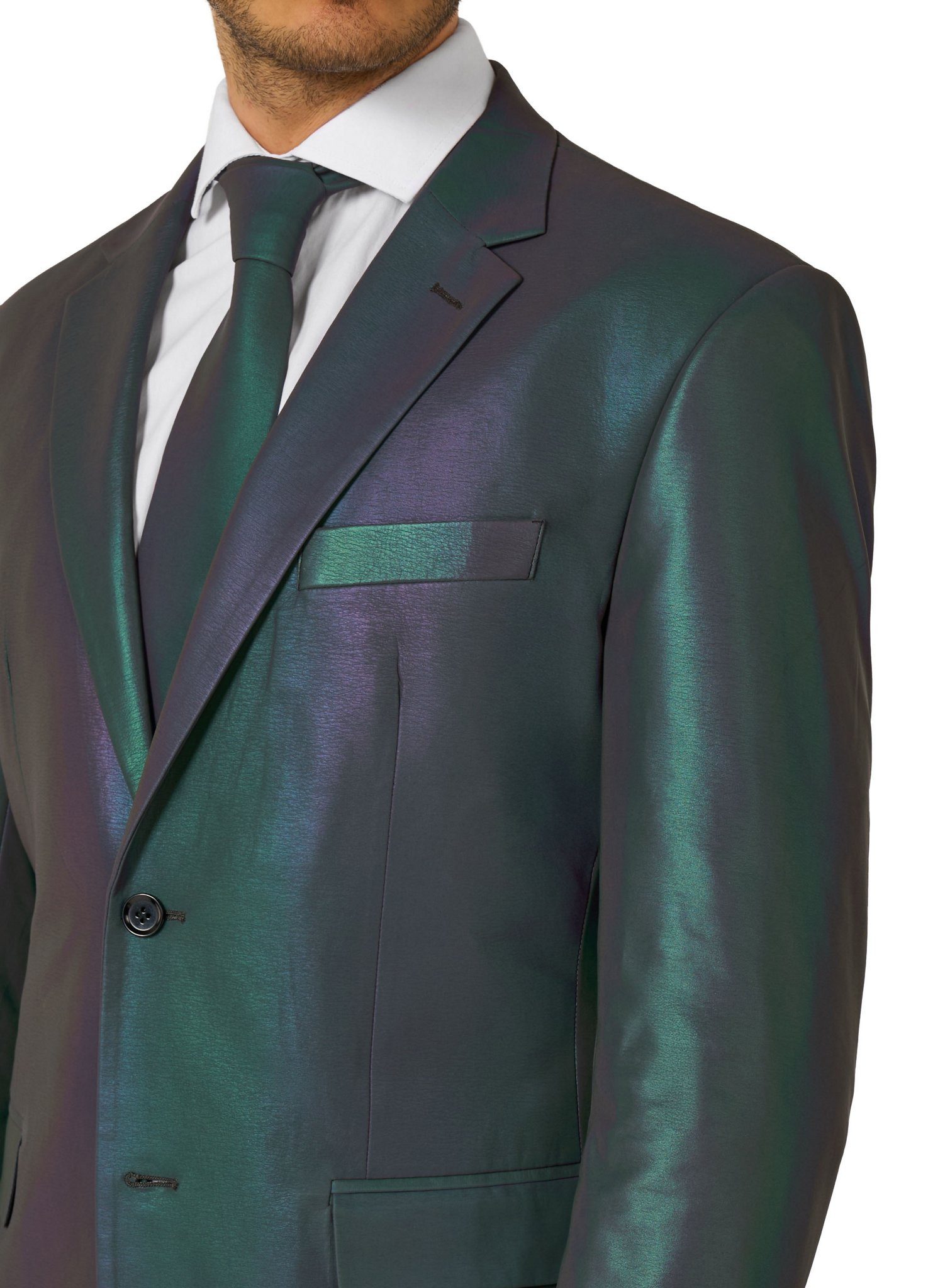 Opposuits Partyanzug Reflective Perfective Anzug, Damit erstrahlst Du auf jeder Party und bist zusätzlich verkehrssiche
