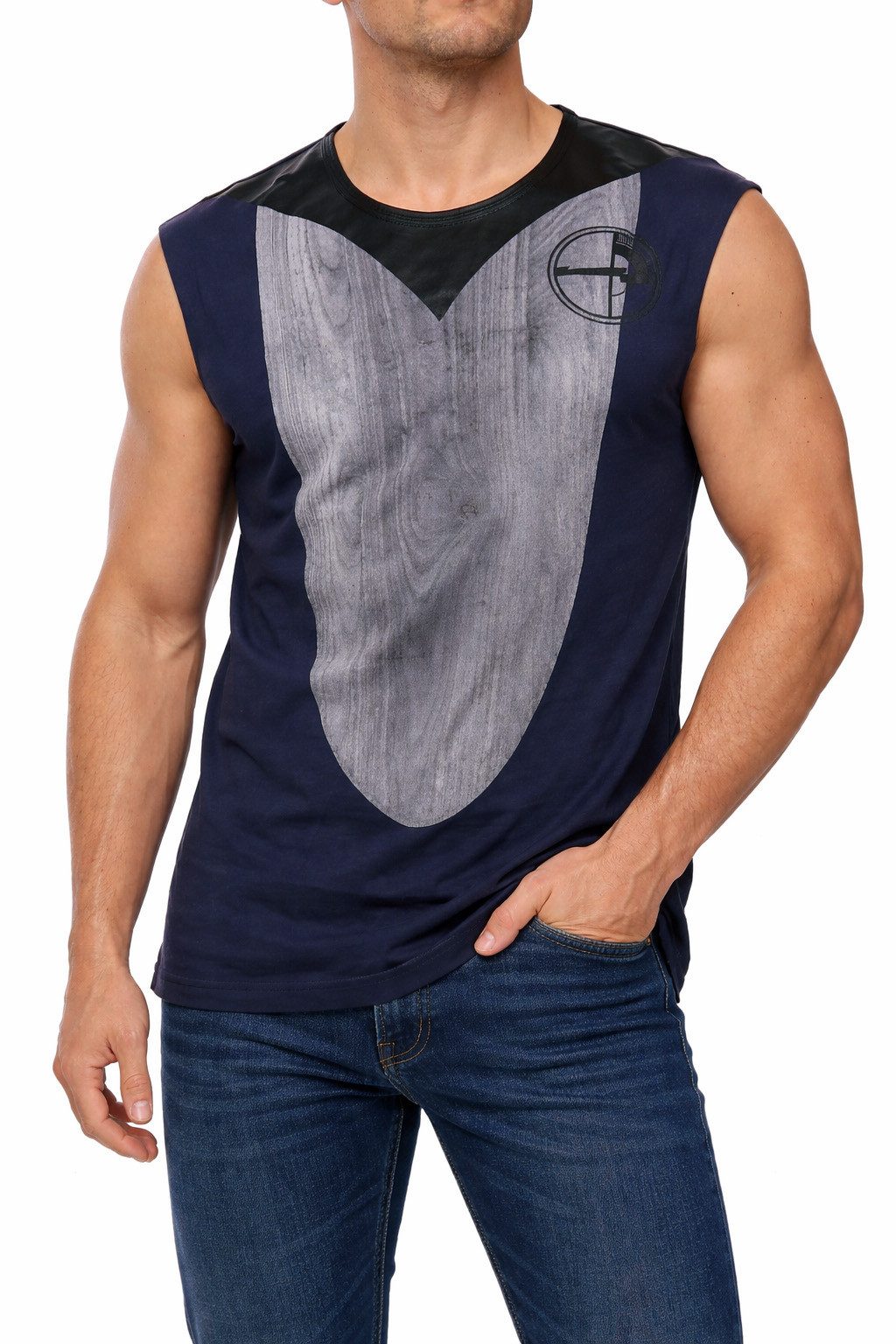 Diesel Muskelshirt Diesel Black Gold Taven-Wood Herren Muskelshirt