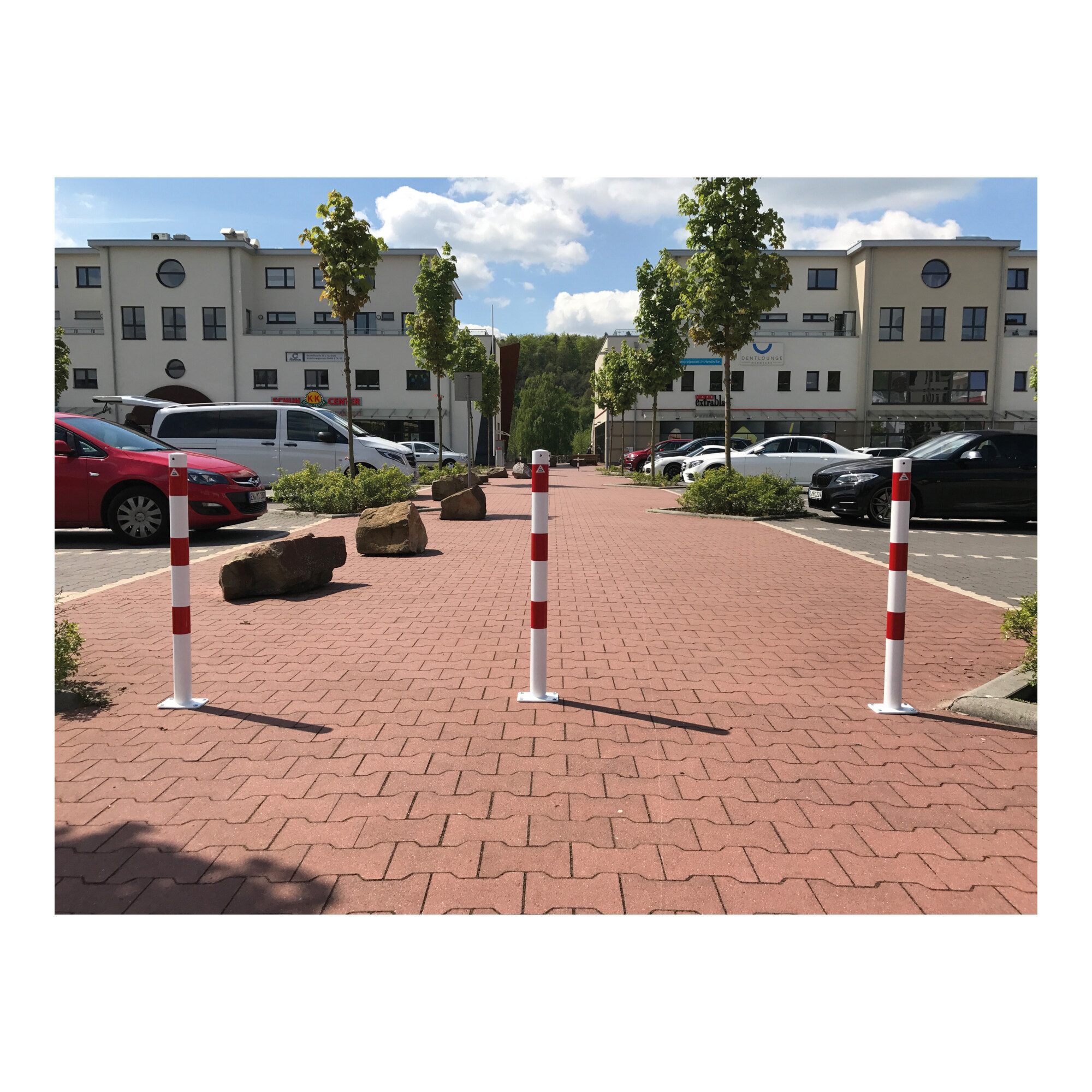SCHAKE Sicherungsgerät Schake Absperrpfosten Typ 460B/2, ortsfest, Ø 60mm, zum Einbetonieren