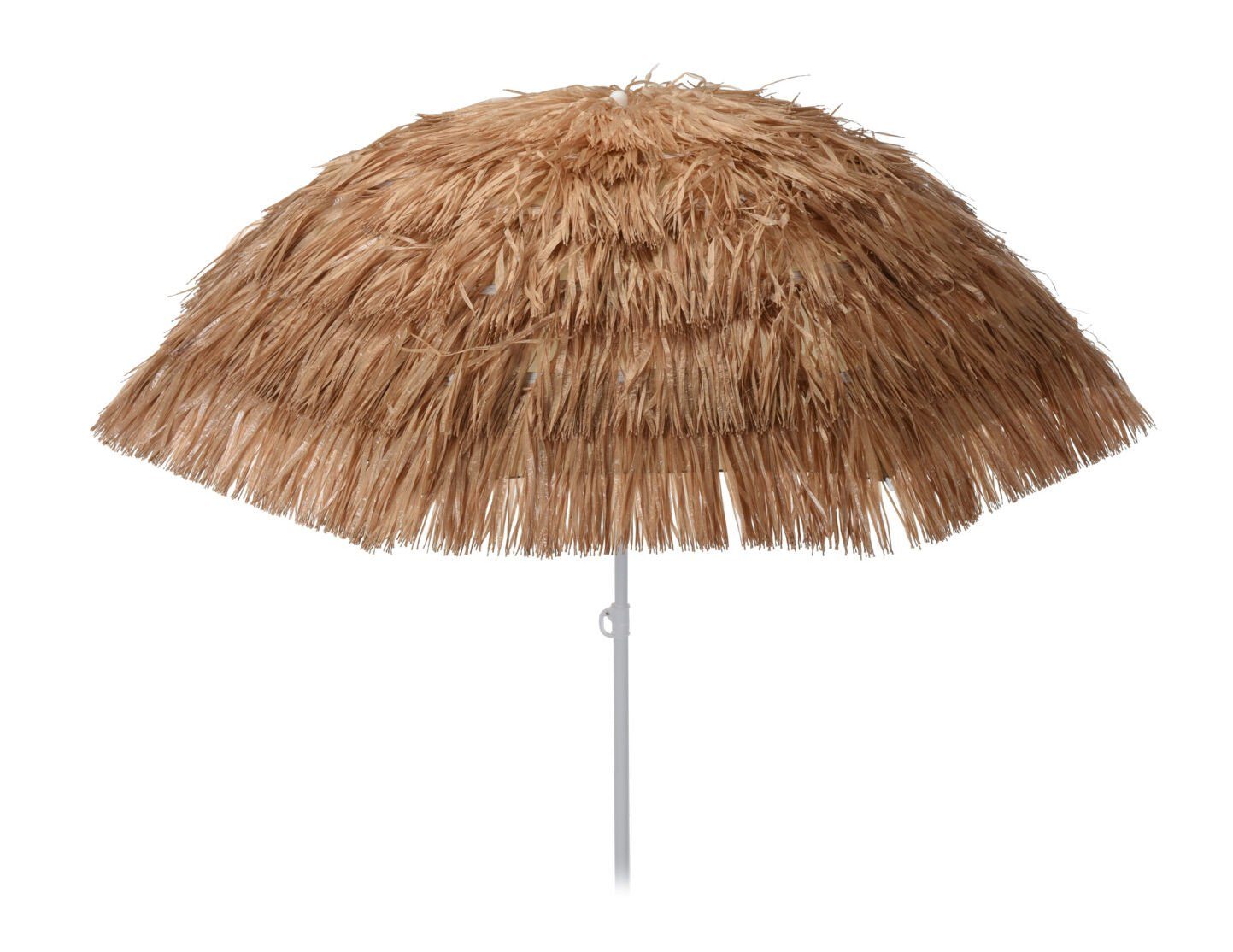 Spetebo Sonnenschirm Hawaii Sonnenschirm Ø 155 cm mit Tasche - braun