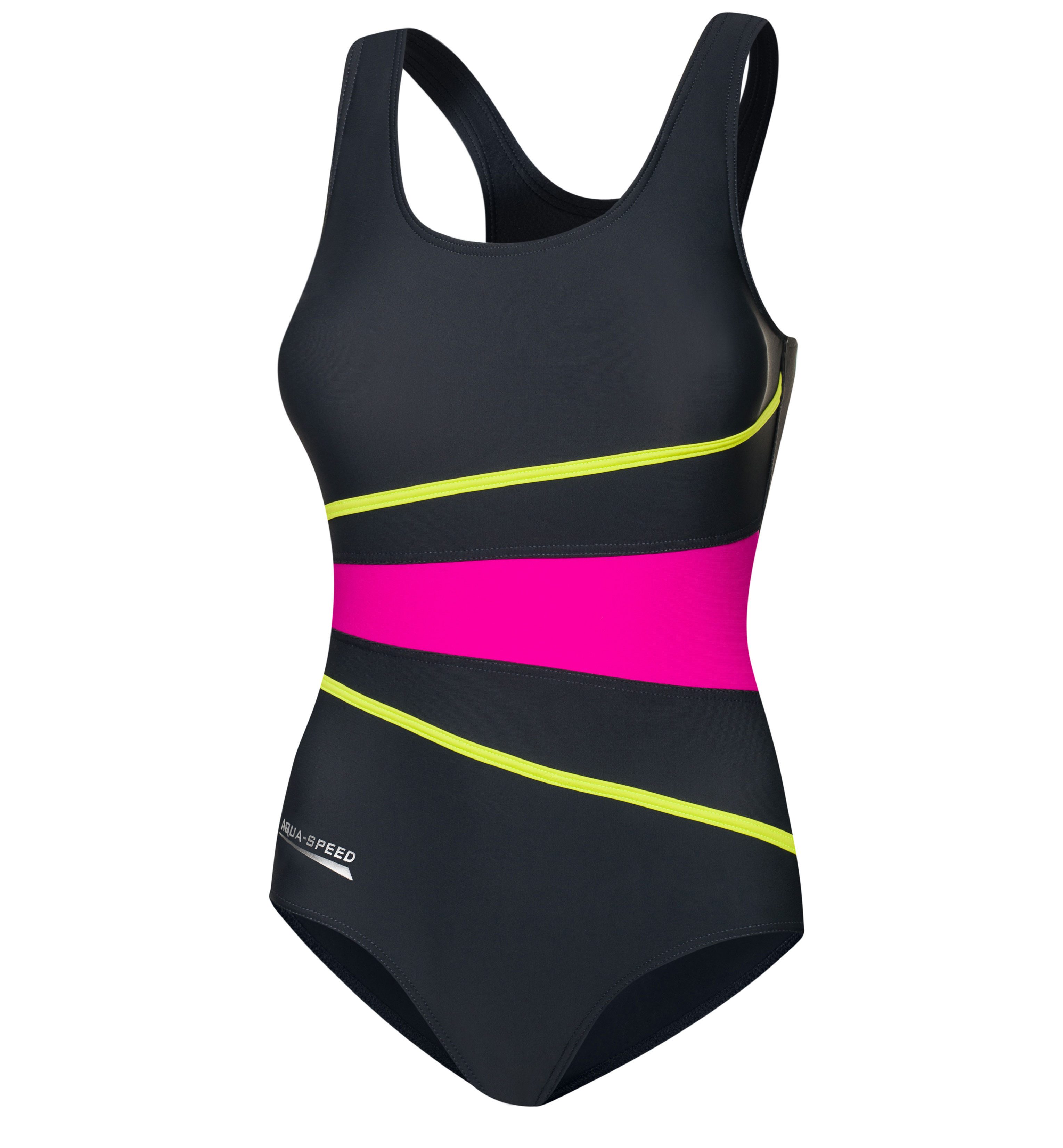 Aqua Speed Badeanzug STELLA sportlicher Damen Badeanzug Einteiler Soft Cups günstig online kaufen
