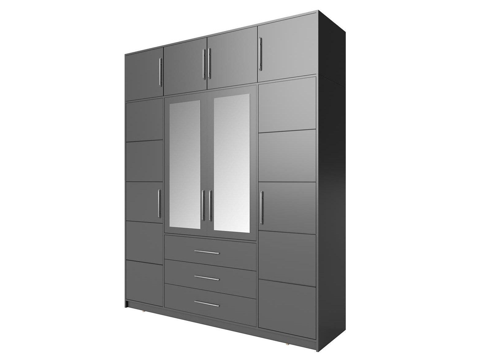 Compleo Kleiderschrank mit 3 Schubladen und günstig online kaufen