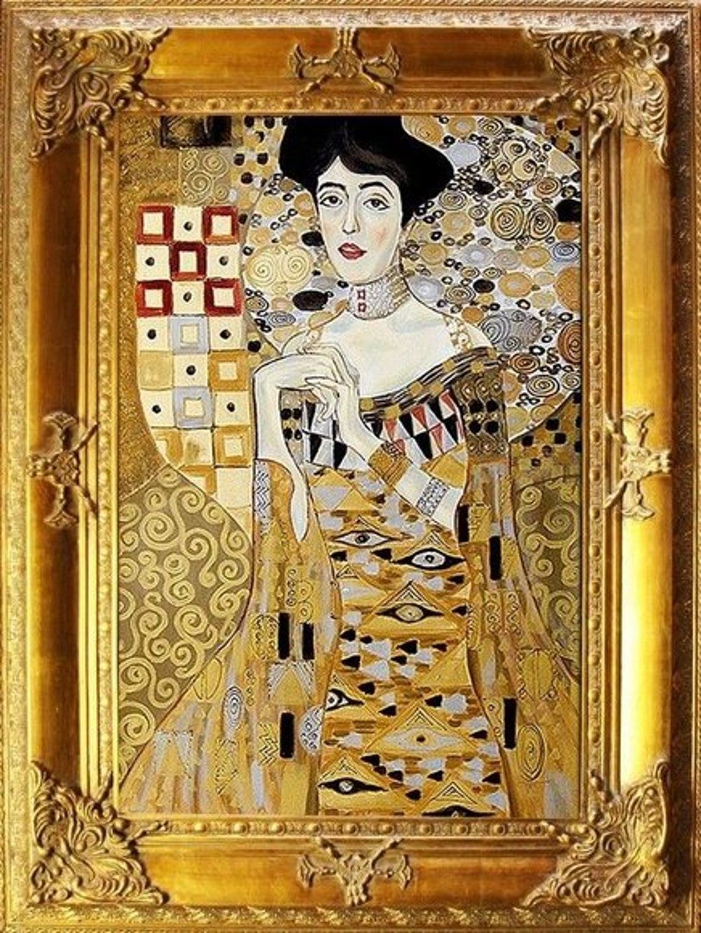 JVmoebel Gemälde Gustav Klimt »G00322«, jedes Bild ein Unikat, handgearbeitet