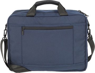 travelite Laptoptasche Meet, marine, Arbeitstasche mit 15,6-Zoll Laptopfach und Trolley-Aufsteck-System