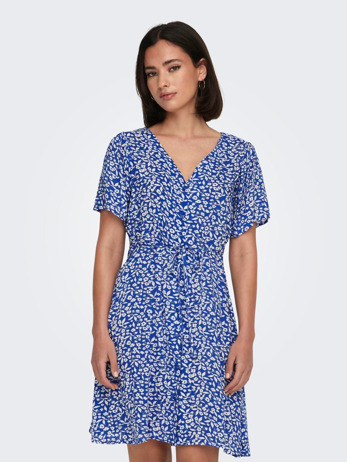 ONLY Shirtkleid Legeres Mini Sommerliches Design günstig online kaufen