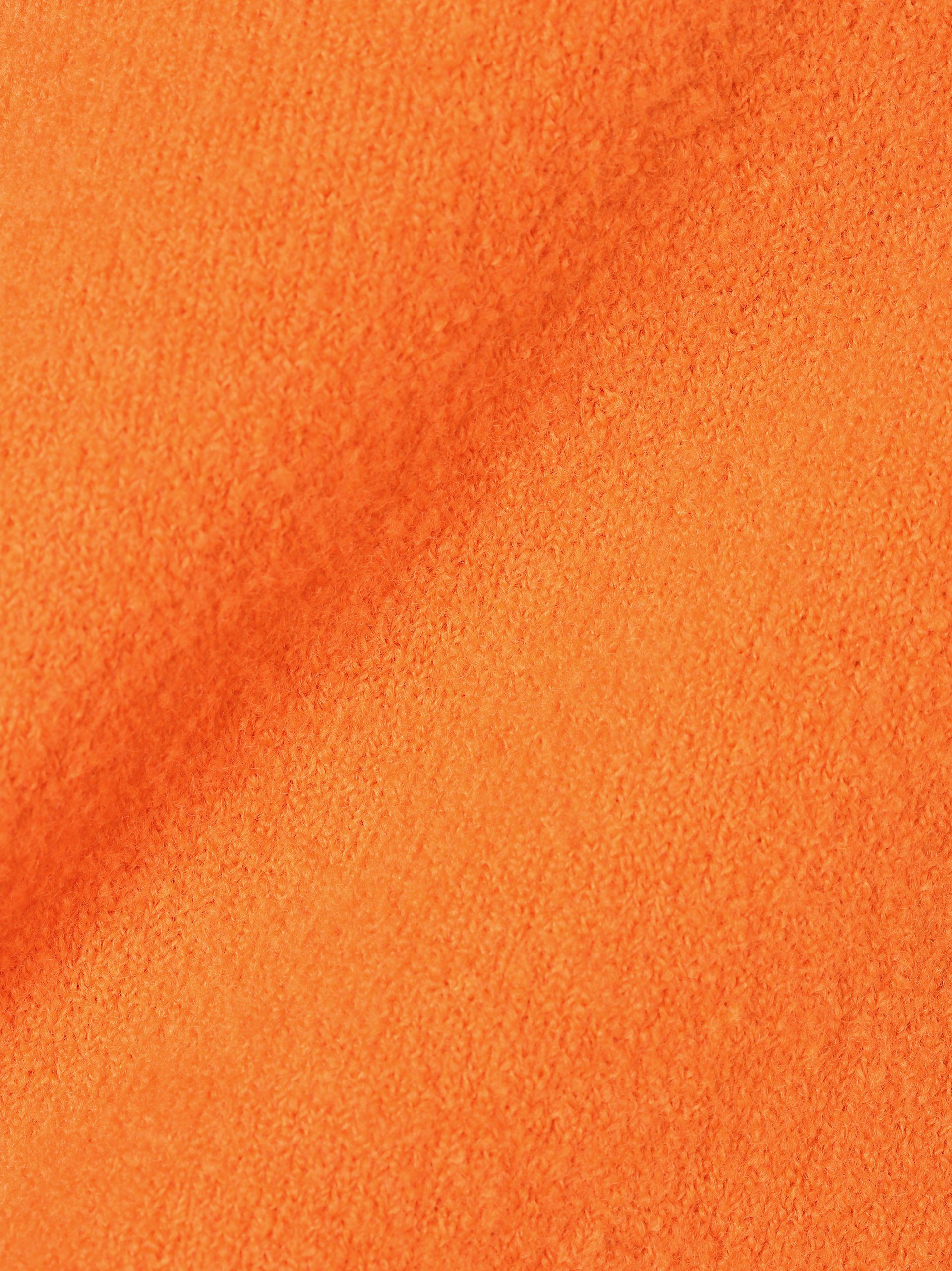 orange Vintage Damsville American Strickpullover