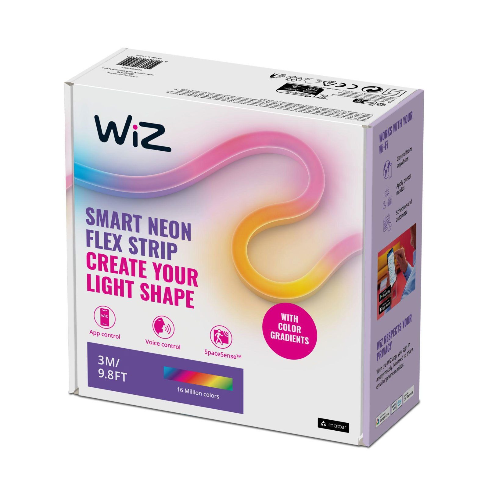 Einbauleuchte Neon Flex Strip-Set