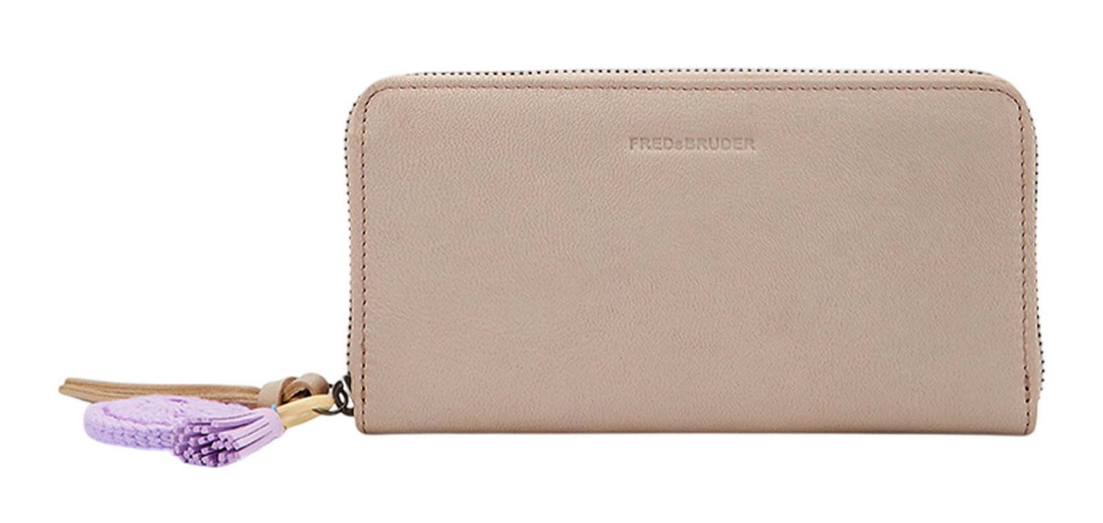 FREDsBRUDER Geldbörse Ziparound Wallet, aus echtem Leder