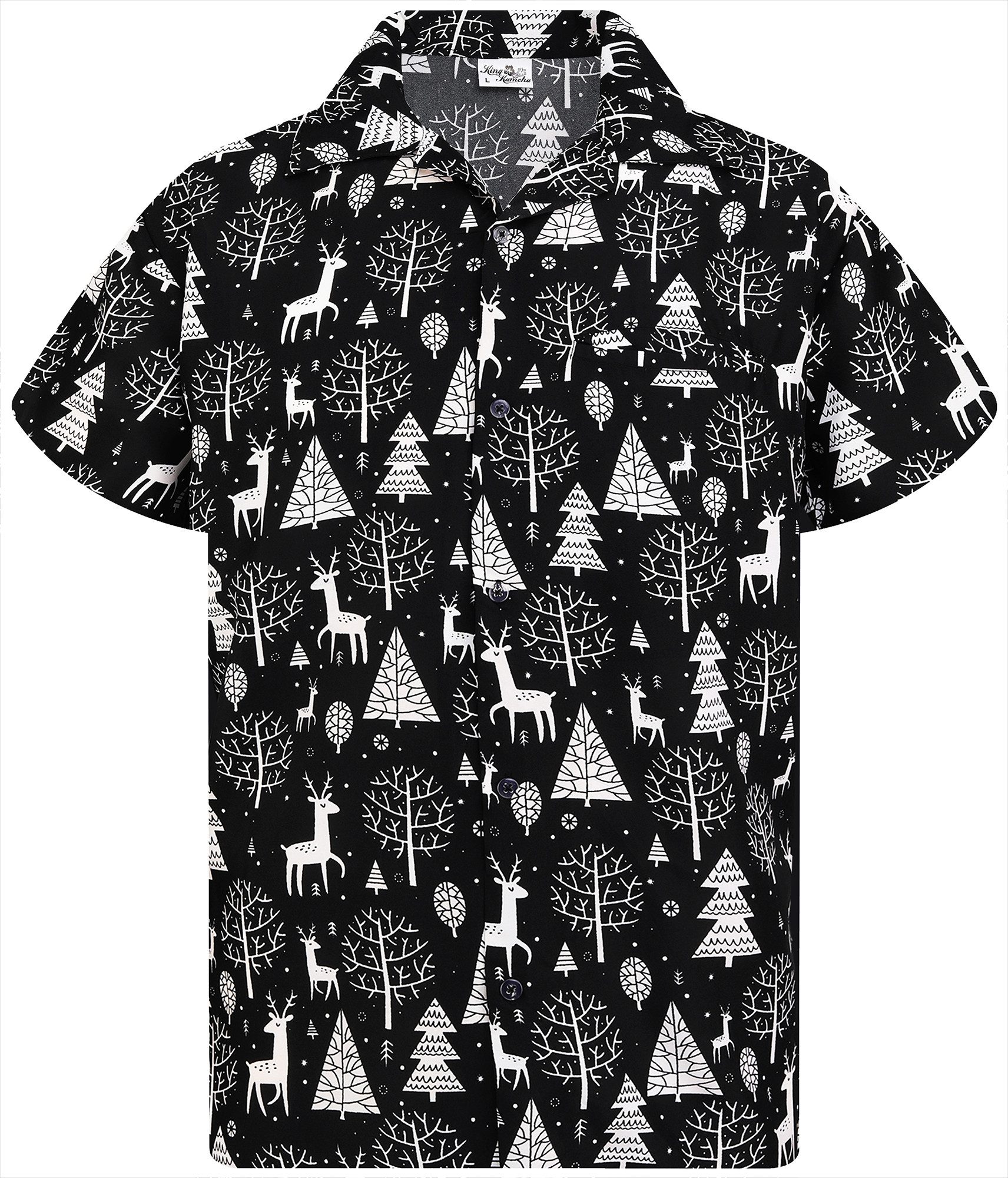 King Kameha Hawaiihemd Christmas Reindeer Allover günstig online kaufen