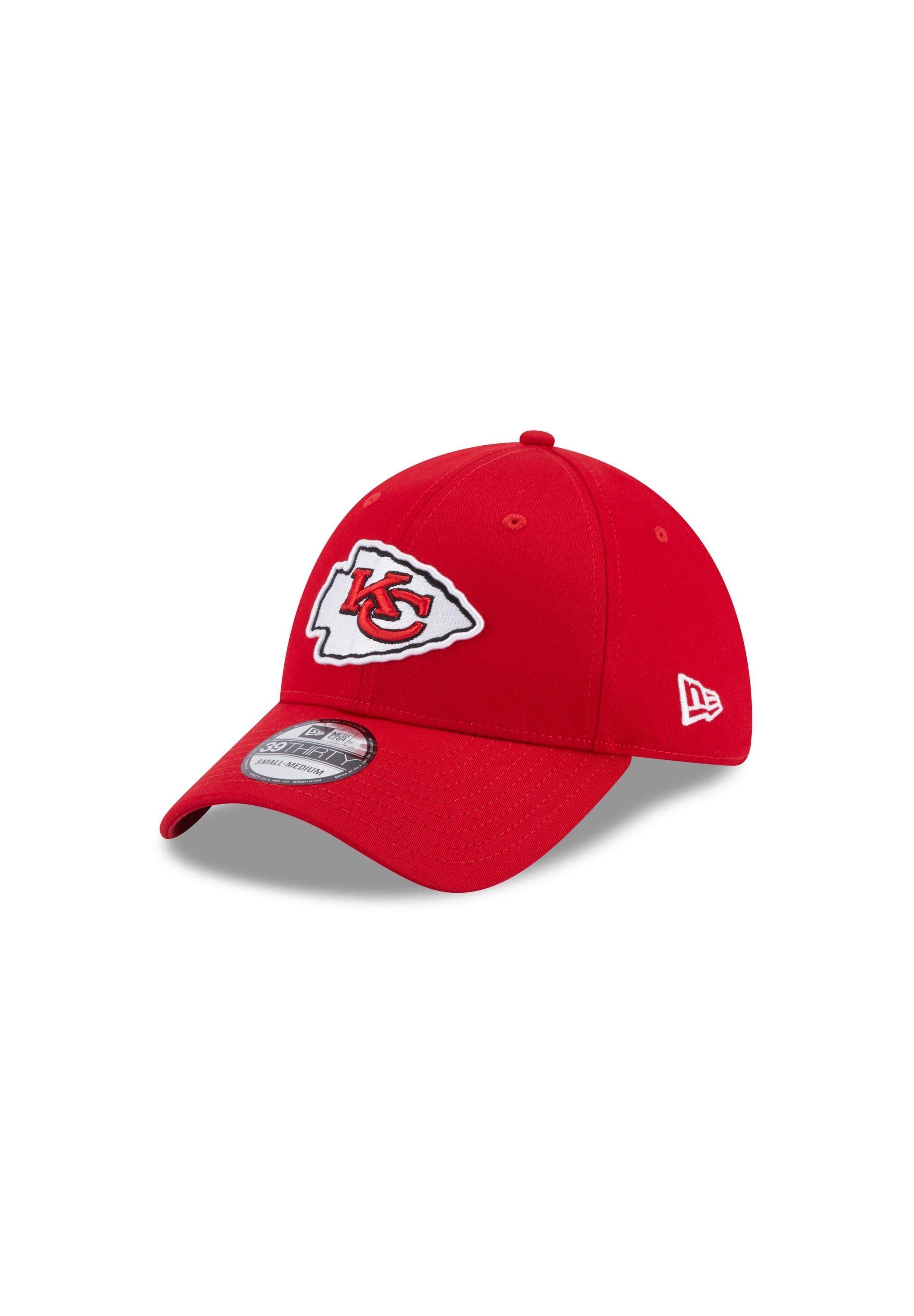 New Era Flex Cap Kansas City Chiefs NFL Team Logo Rot 39Thirty Stretch Cap New Era (1-St)