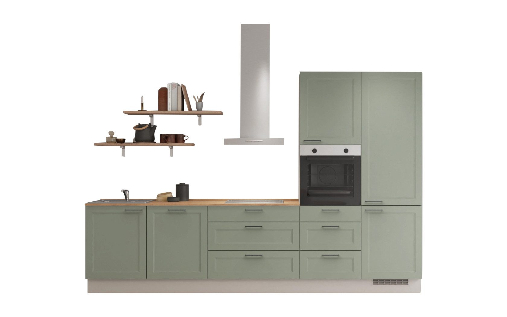 nobilia® Küchenzeile Gustav, individuell anpassbar, gratis Küchenplanung mit Profis, vormontiert, wahlw. mit E-Geräten, inkl. Lieferung