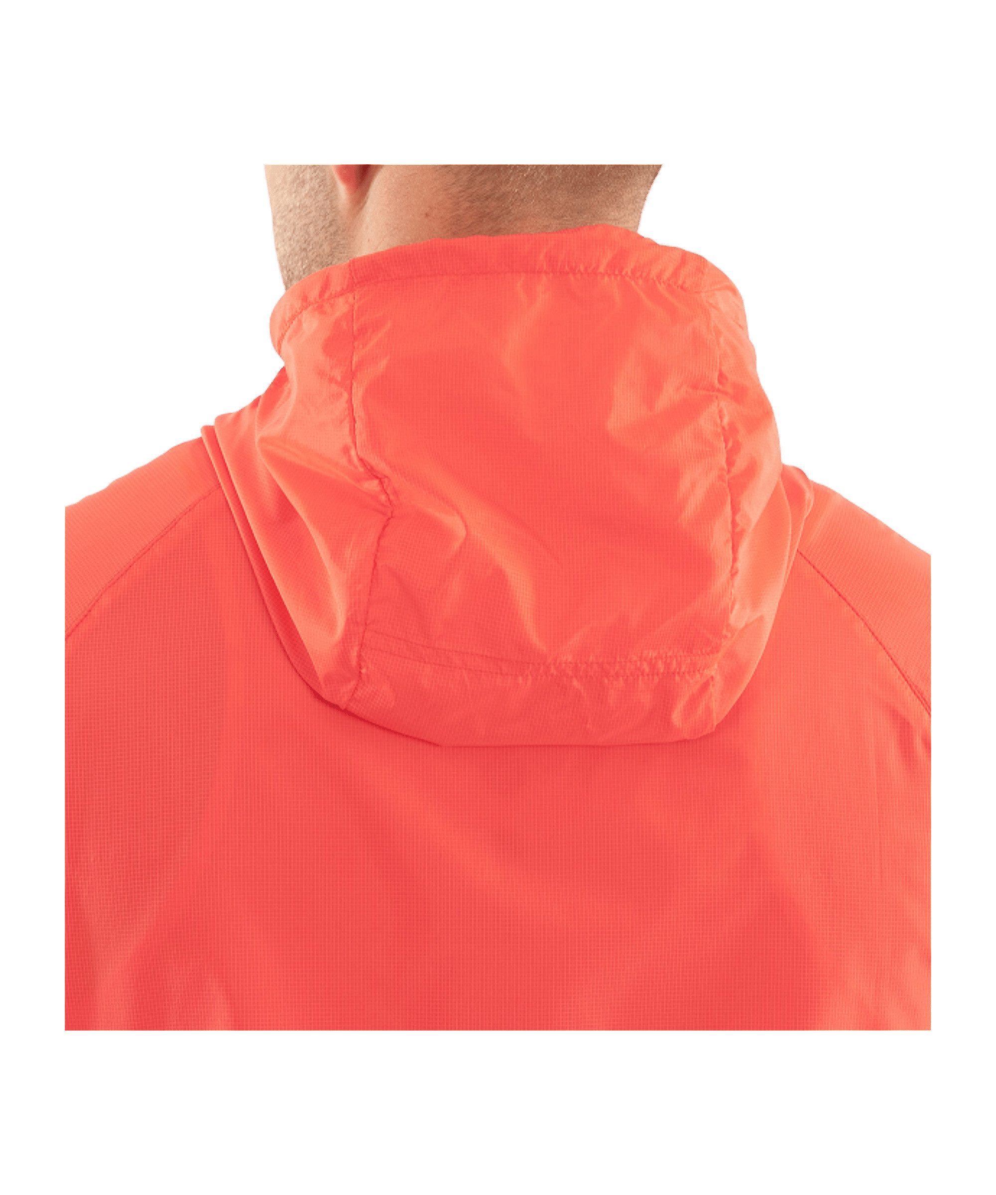 Jako Allwetterjacke Flow Lightweight Jacke (1-St) Kapuze_Kordelzug
