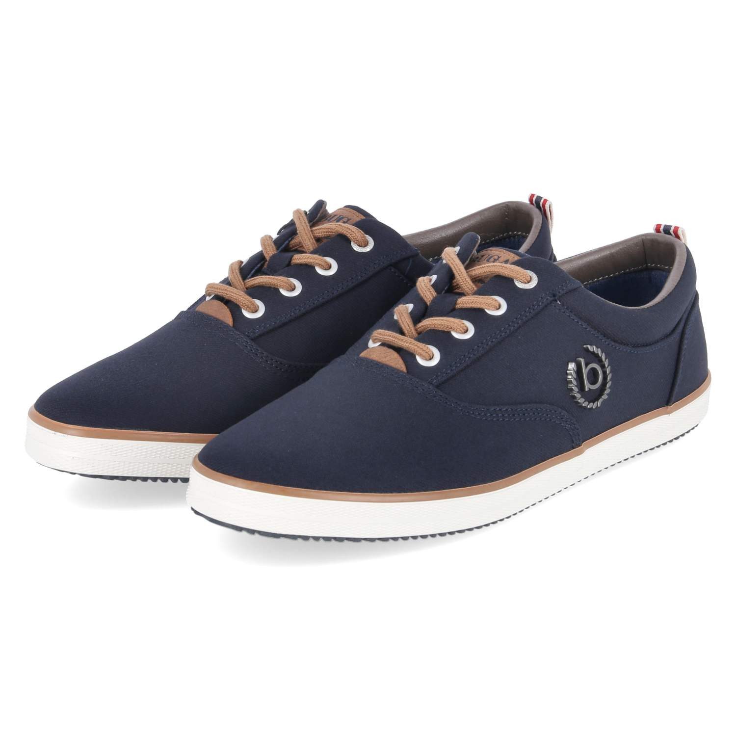 bugatti Bugatti 321502046900-4100 Herren Textil blau Schnürschuh