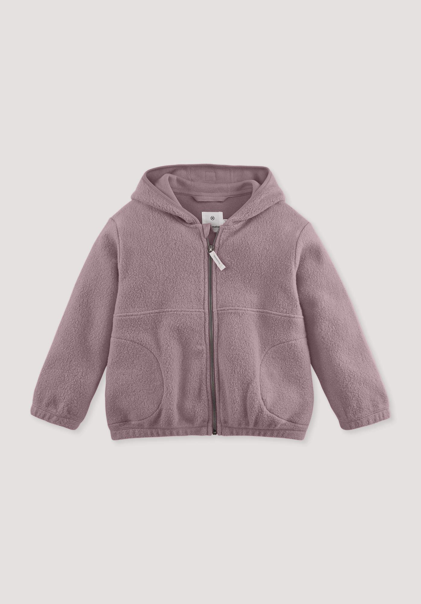 Hessnatur Fleecejacke aus reiner Bio-Baumwolle (1-St)