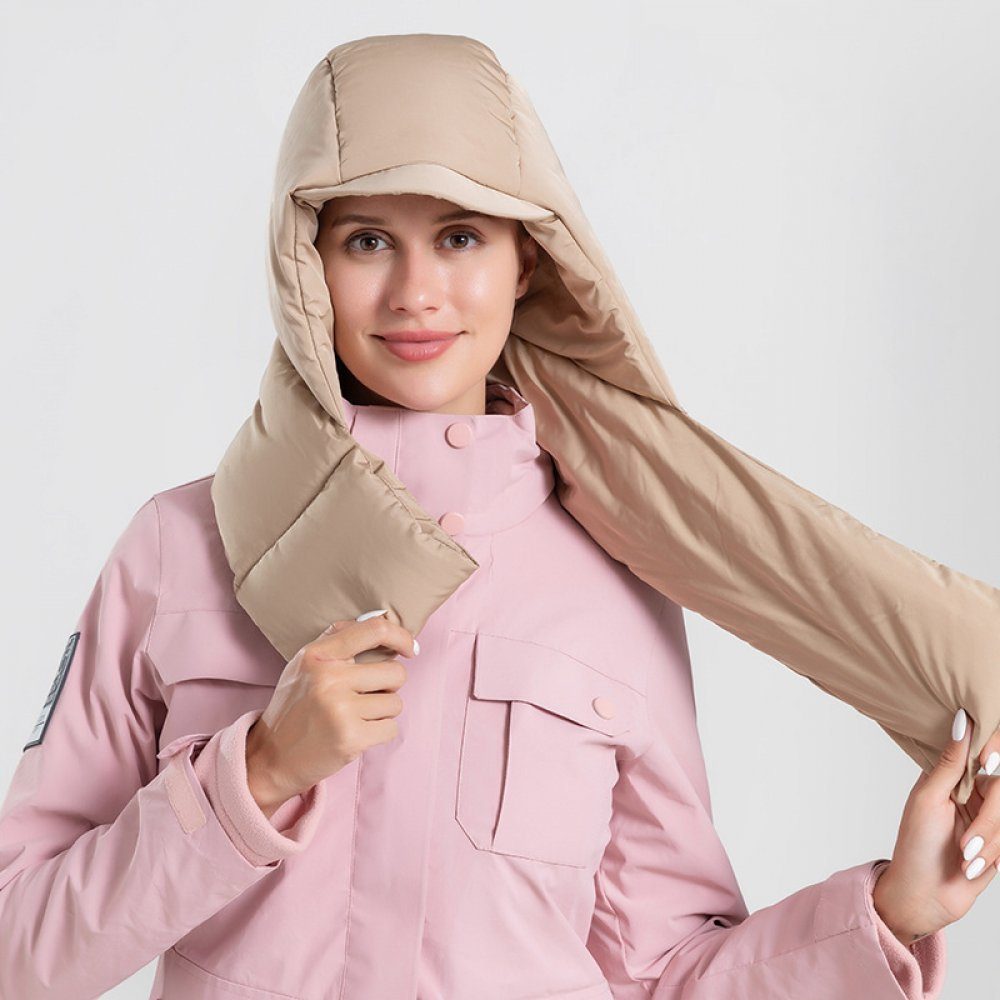 Invanter Sturmhaube Schal Hut integrierte personalisierte Nackenschutz Winter