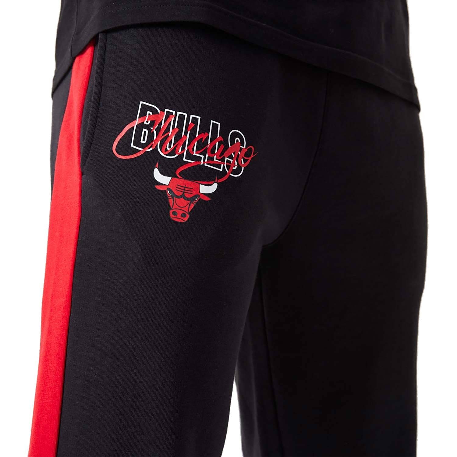 Jogginghose Hose New Era NBA Script Jogger Chicago Bulls