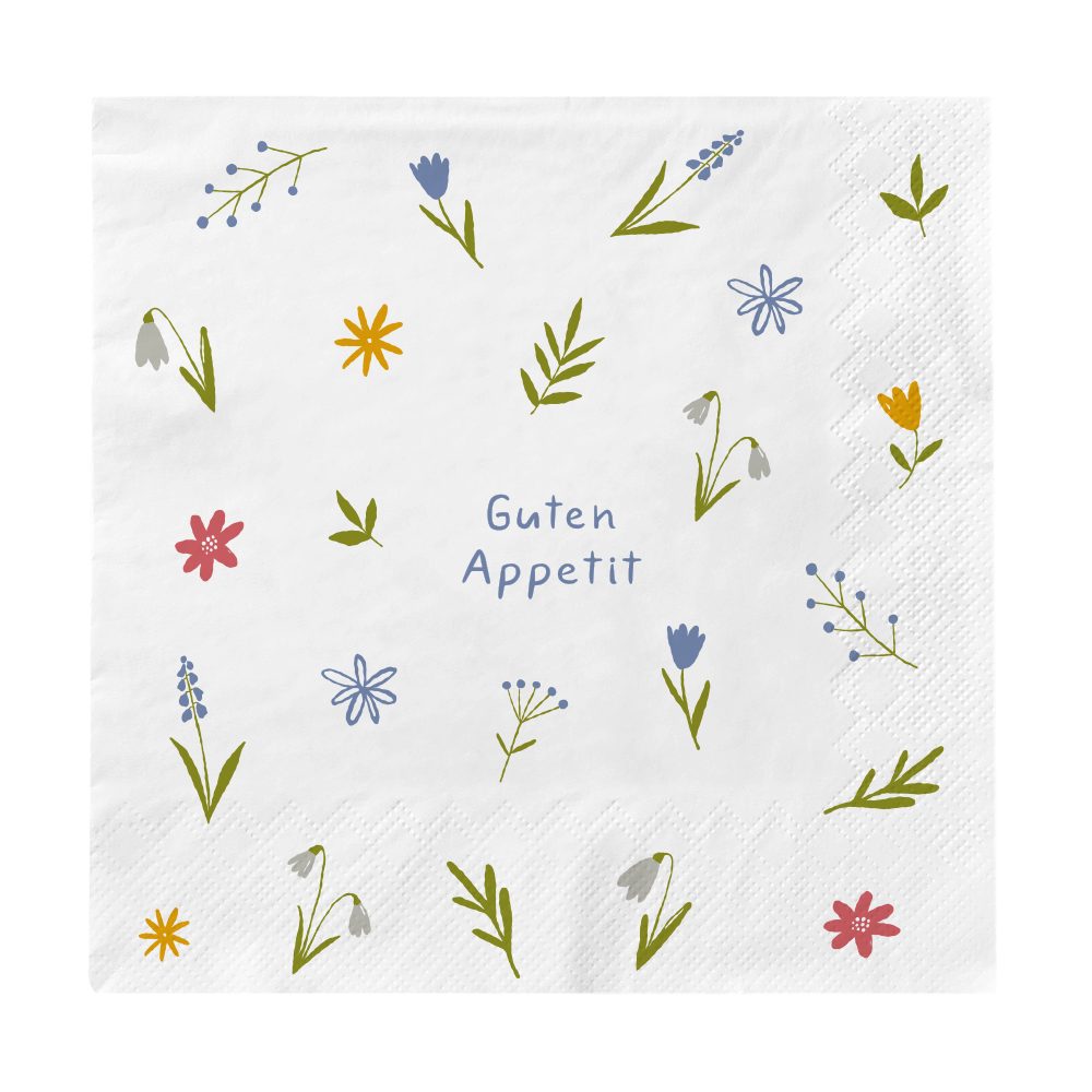 Grafik Werkstatt Papierserviette Grafik-Werkstatt Cocktail-Servietten, (Packung, 20 St., 1 Pack), Farben auf Wasserbasis, Chlorfrei gebleichtes Papier