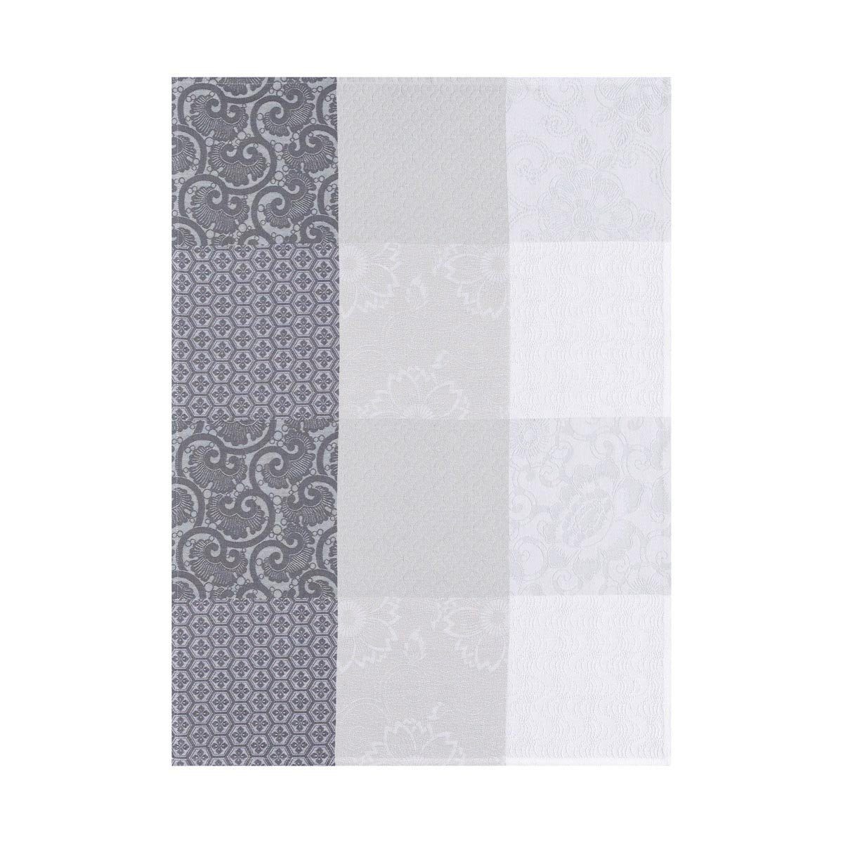 Le Jacquard Francais Geschirrtuch Geschirrtuch Fleurs De Kyoto Brume 60x80 cm, (1-tlg., 1 x Geschirrtuch), jacquard-gewebt